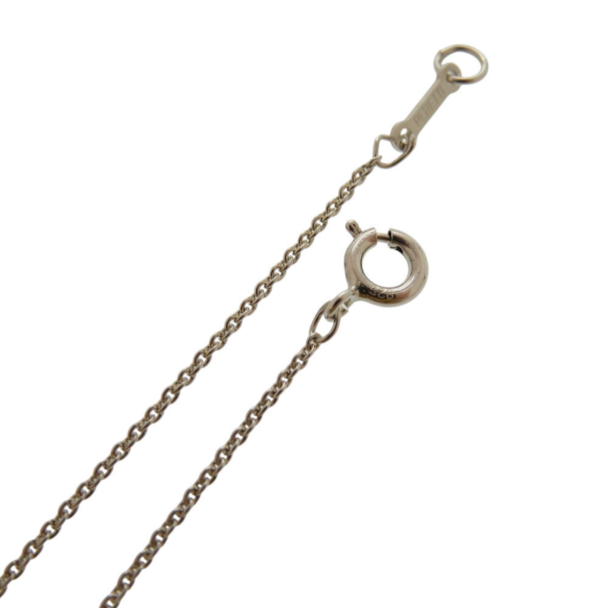 Tiffany & Co. Excellent condition Tiffany Open Heart Elsa Peretti Sterling Silver Necklace 1080 Size ONE SIZE - 6 Thumbnail
