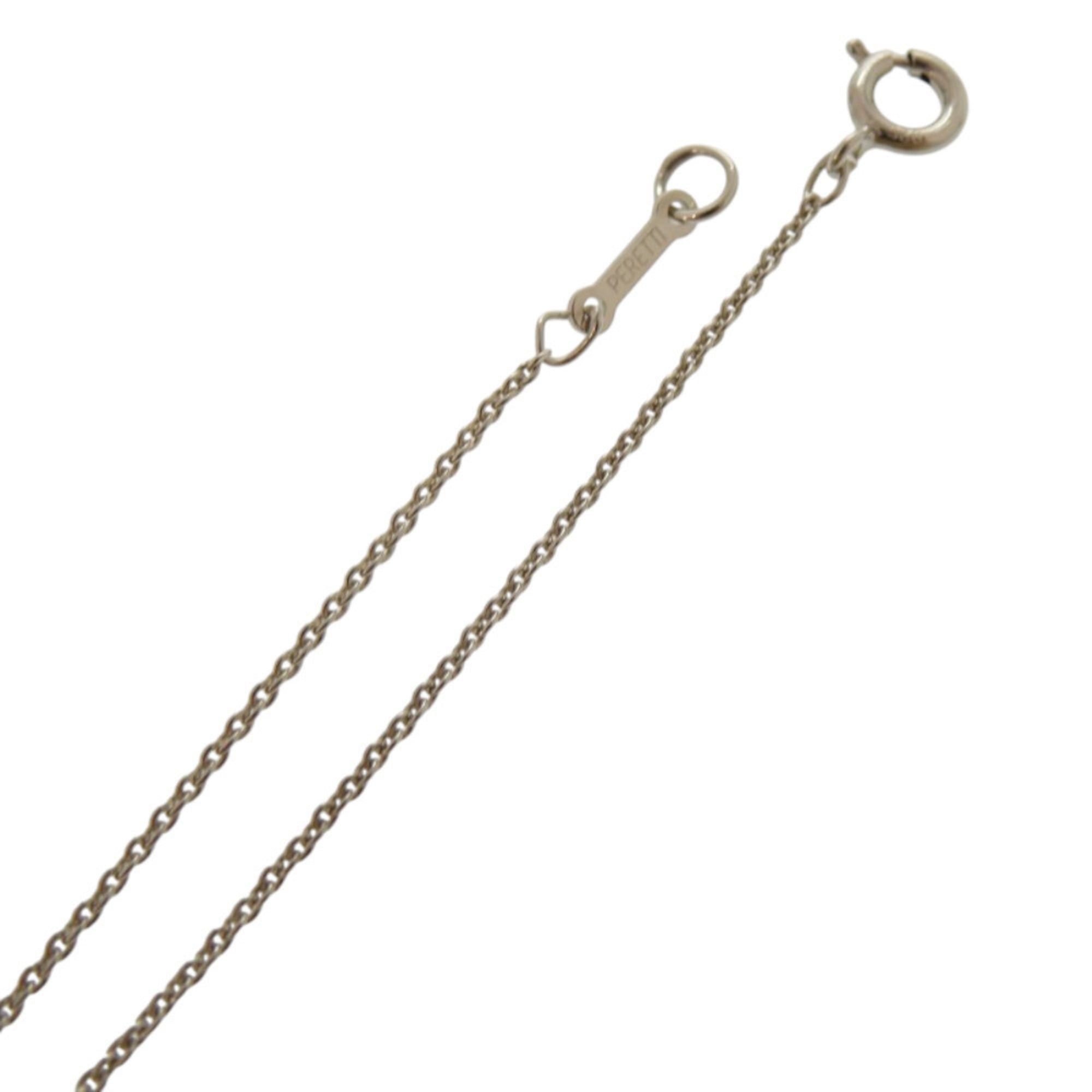 Tiffany & Co. Excellent condition Tiffany Open Heart Elsa Peretti Sterling Silver Necklace 1080 Size ONE SIZE - 5 Thumbnail