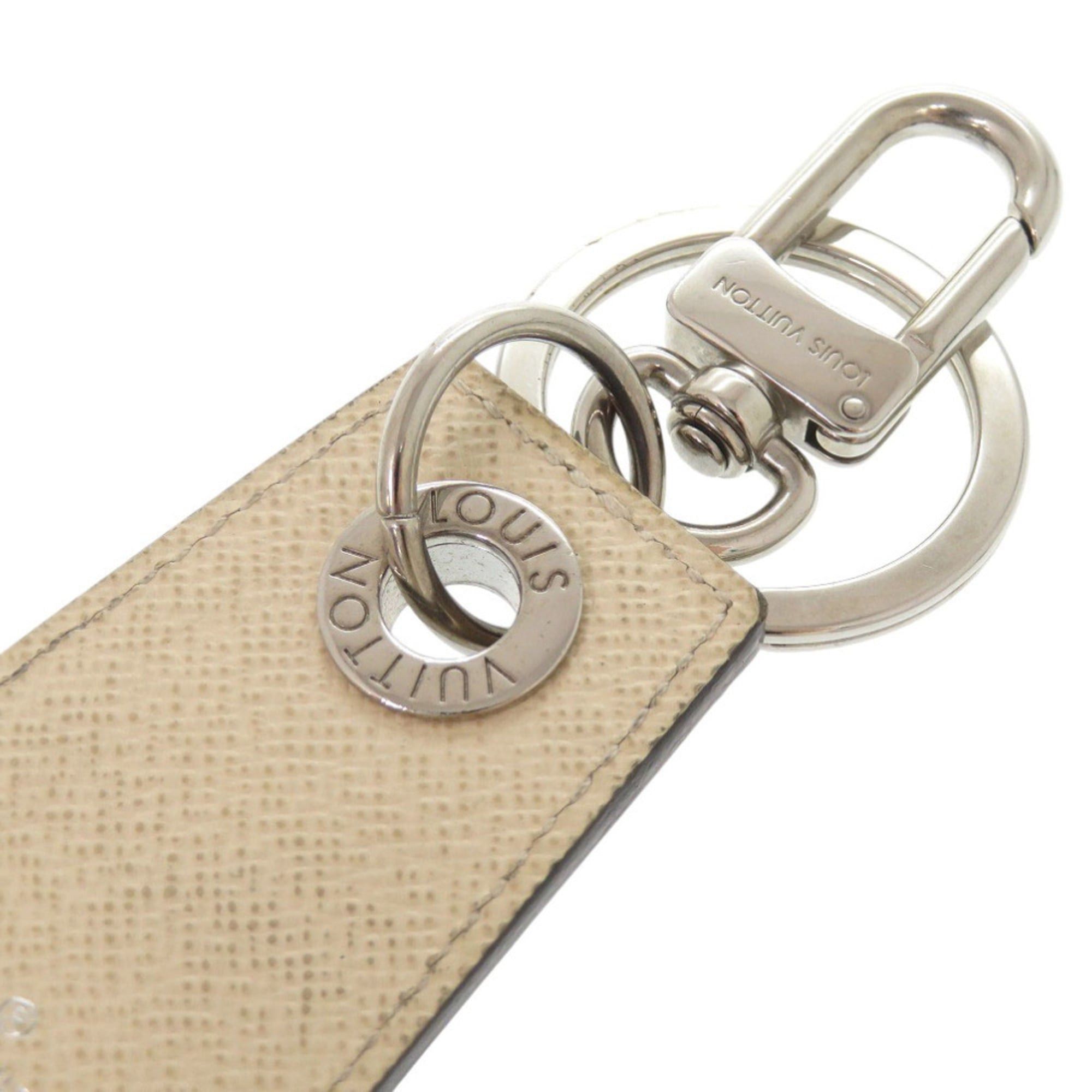Louis Vuitton Excellent condition Louis Vuitton Porte-Clés Enchape LV League M62754 Damier Graphite Canvas Keychain 0980 Size ONE SIZE - 4 Thumbnail
