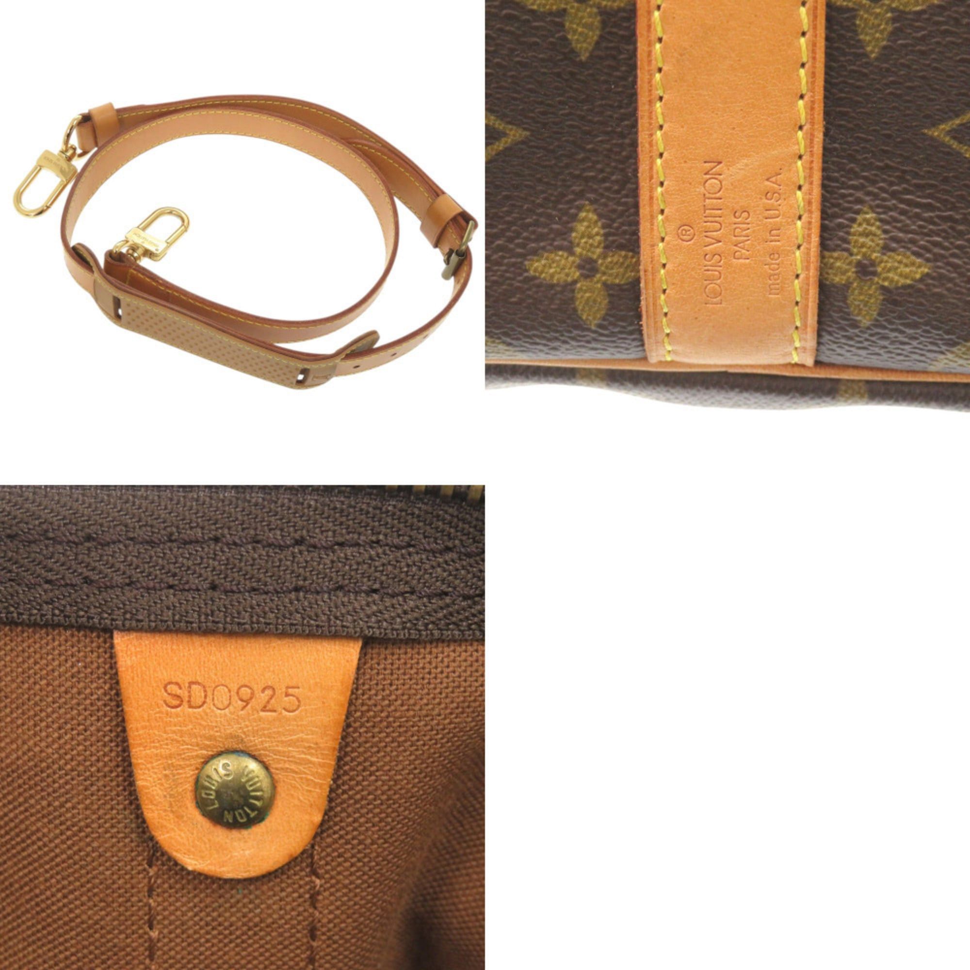 Louis Vuitton Louis Vuitton Keepall Bandouliere 60 Monogram Boston Bag M41412 LV 0452 Size ONE SIZE - 10 Thumbnail