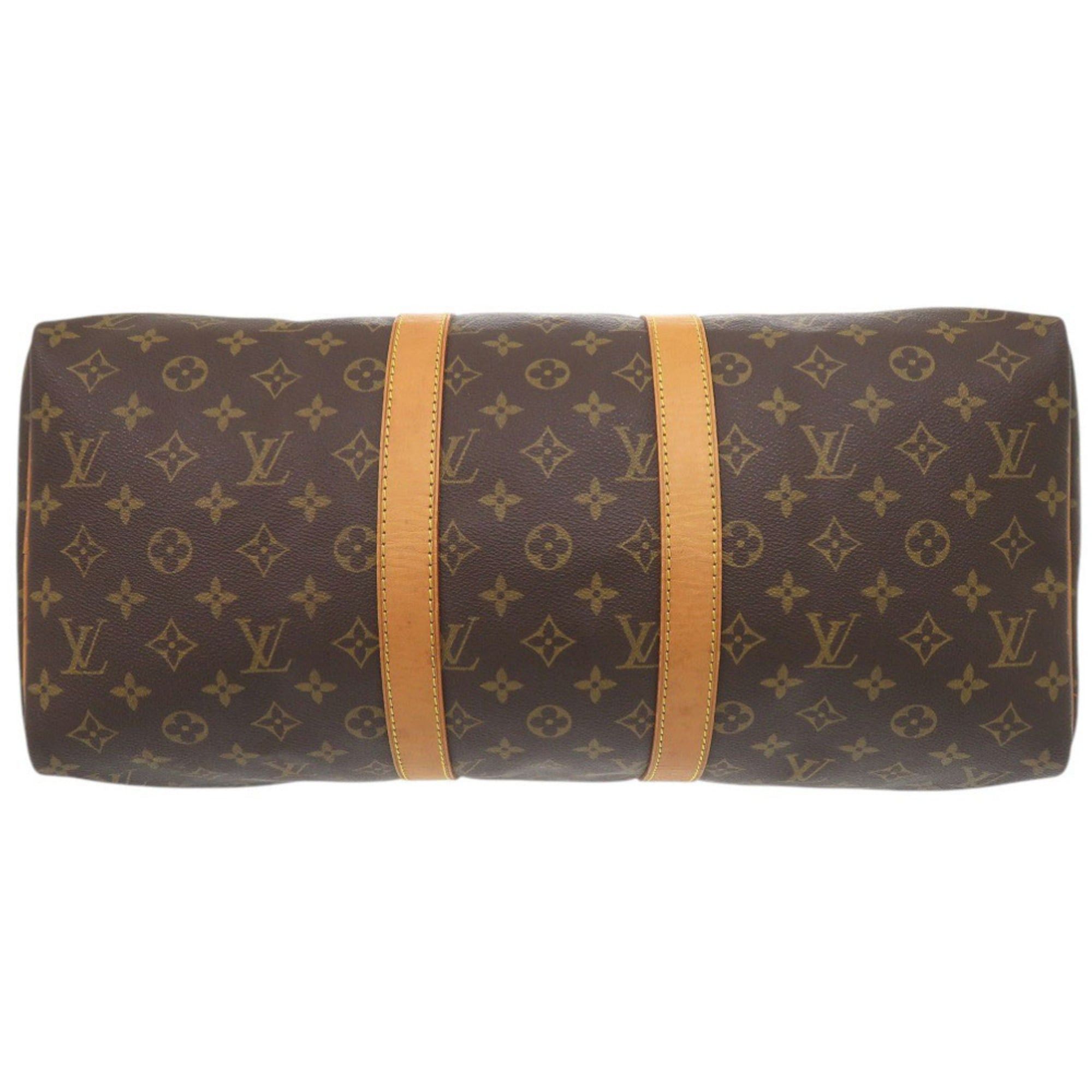 Louis Vuitton Louis Vuitton Keepall 45 Monogram M41428 Boston Bag LV 0897 Size ONE SIZE - 3 Thumbnail