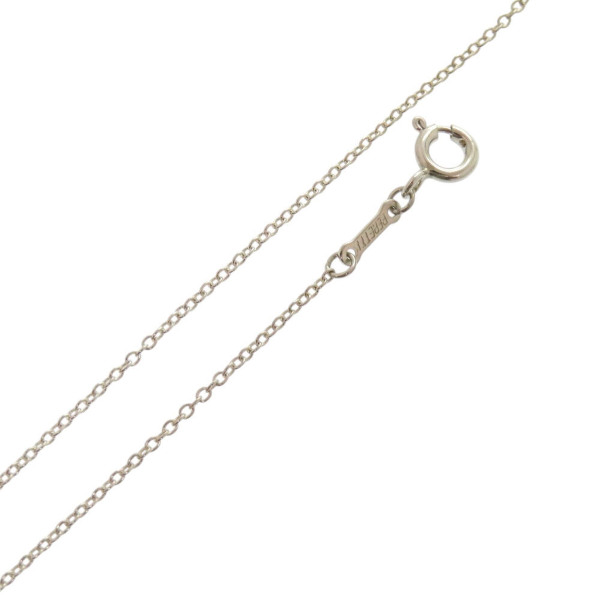 Tiffany & Co. Excellent condition Tiffany Open Heart Elsa Peretti Sterling Silver Necklace 1082 Size ONE SIZE - 7 Thumbnail