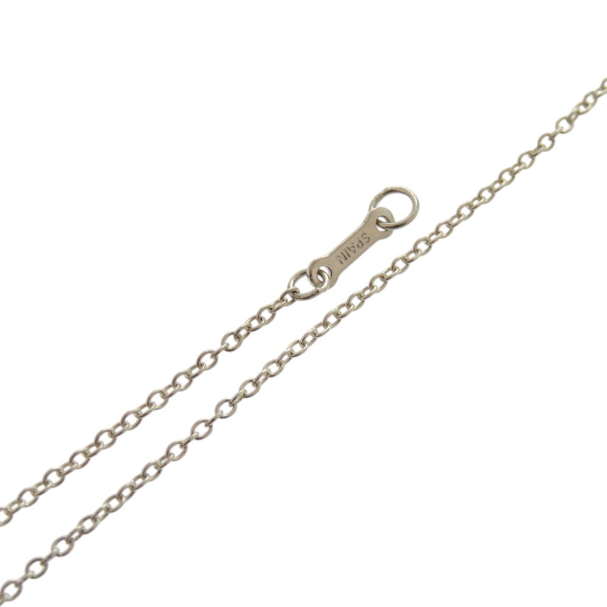 Tiffany & Co. Excellent condition Tiffany Open Heart Elsa Peretti Sterling Silver Necklace 1082 Size ONE SIZE - 6 Thumbnail