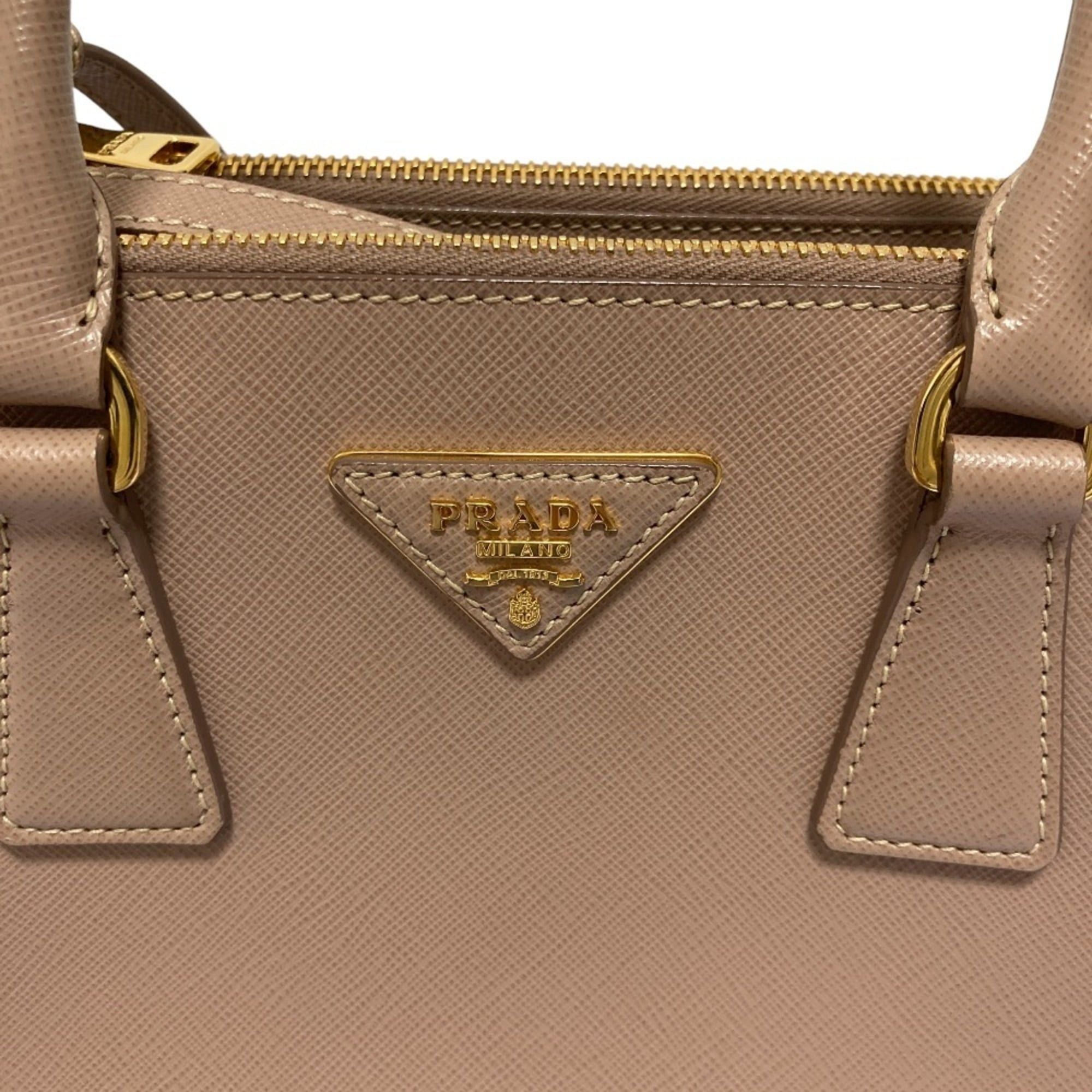 Prada PRADA Galleria Saffiano Leather Small Bag, 2-Way Shoulder 1BA896, Light Pink, CIPRIA, Women's Size ONE SIZE - 8 Thumbnail