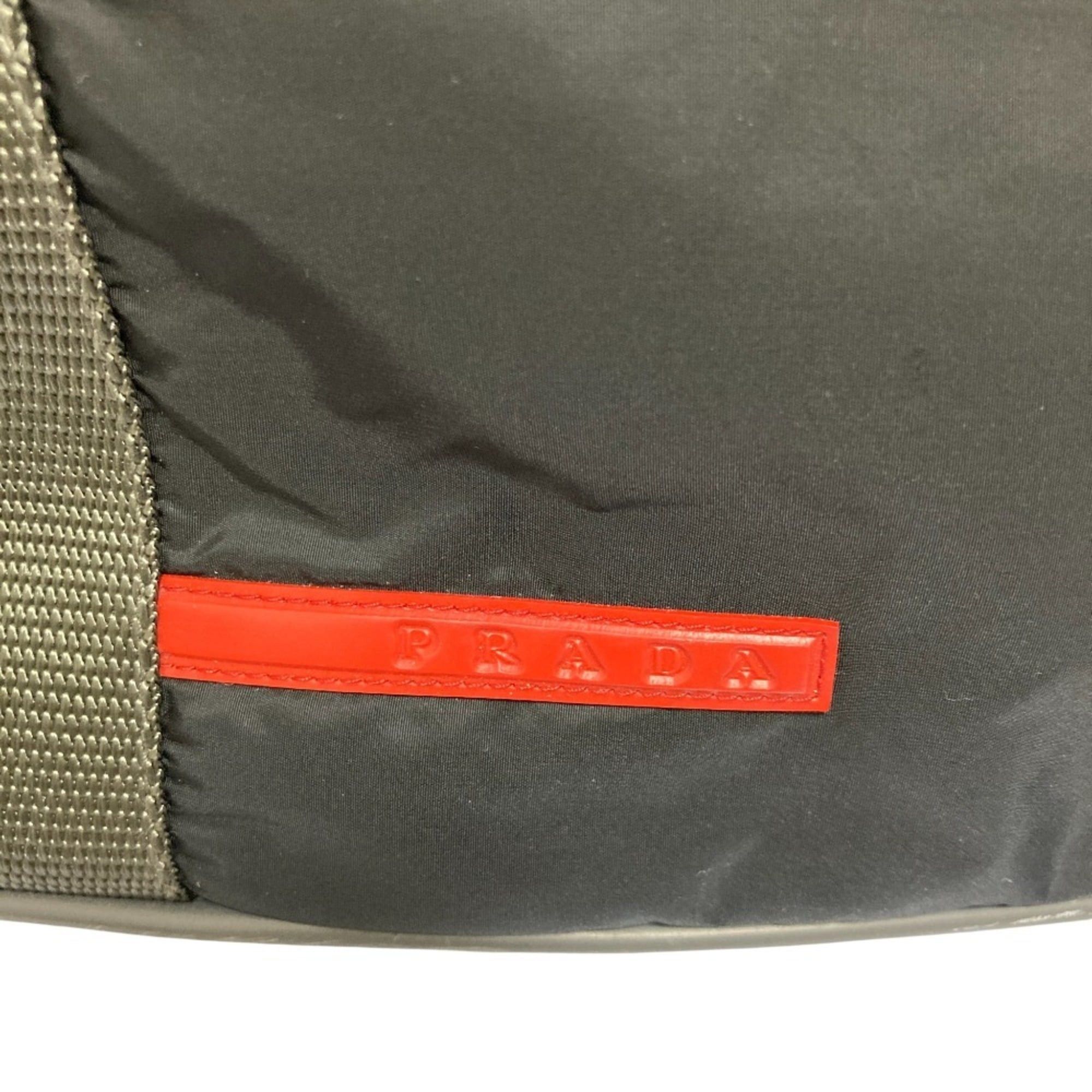 Prada PRADA SPORT Prada Sport Nylon Tote Bag 4VA363 Black for Men and Women Size ONE SIZE - 5 Thumbnail