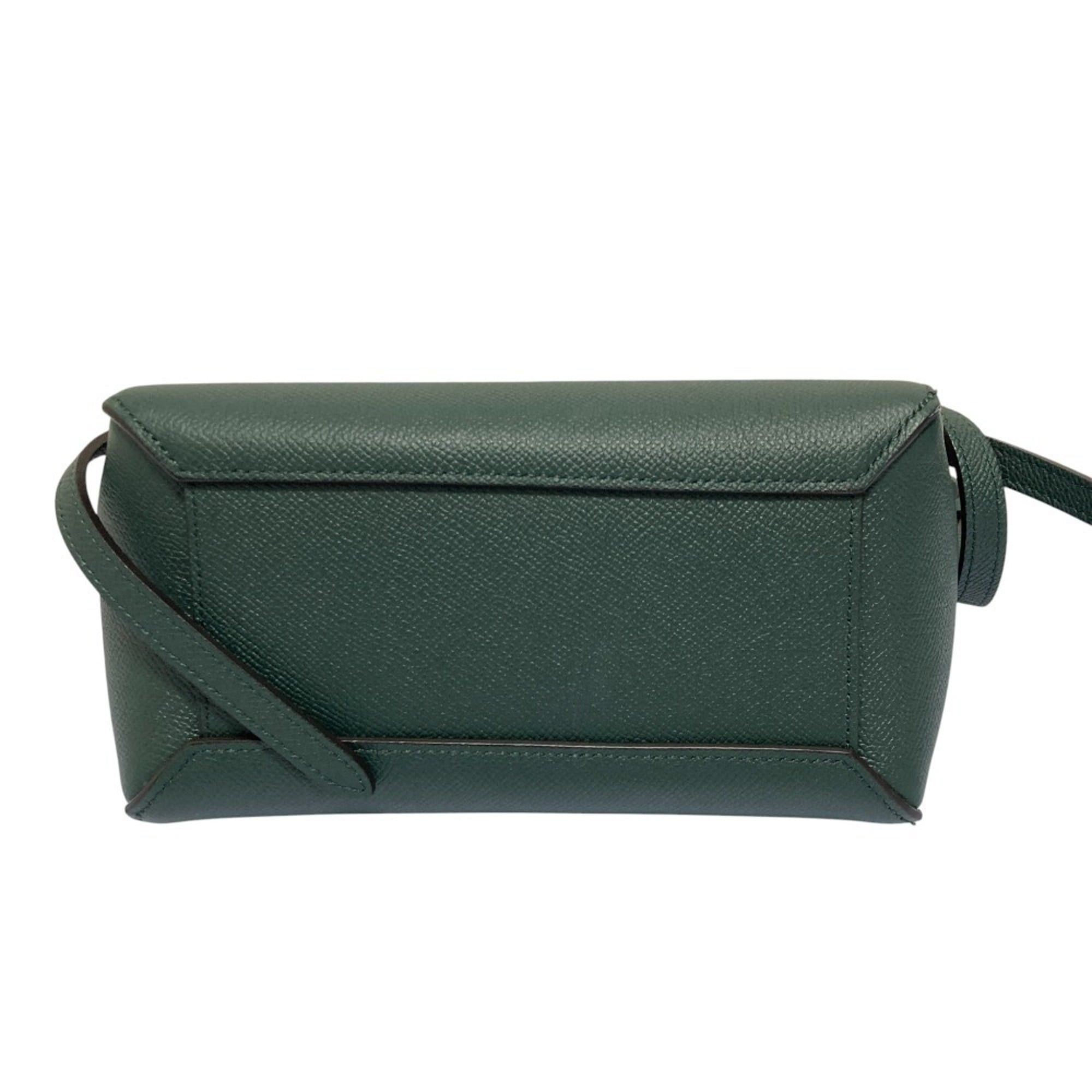 Celine CELINE Nano Belt Bag, 2-Way Shoulder Bag/Handbag, Green, Women's Size ONE SIZE - 4 Thumbnail