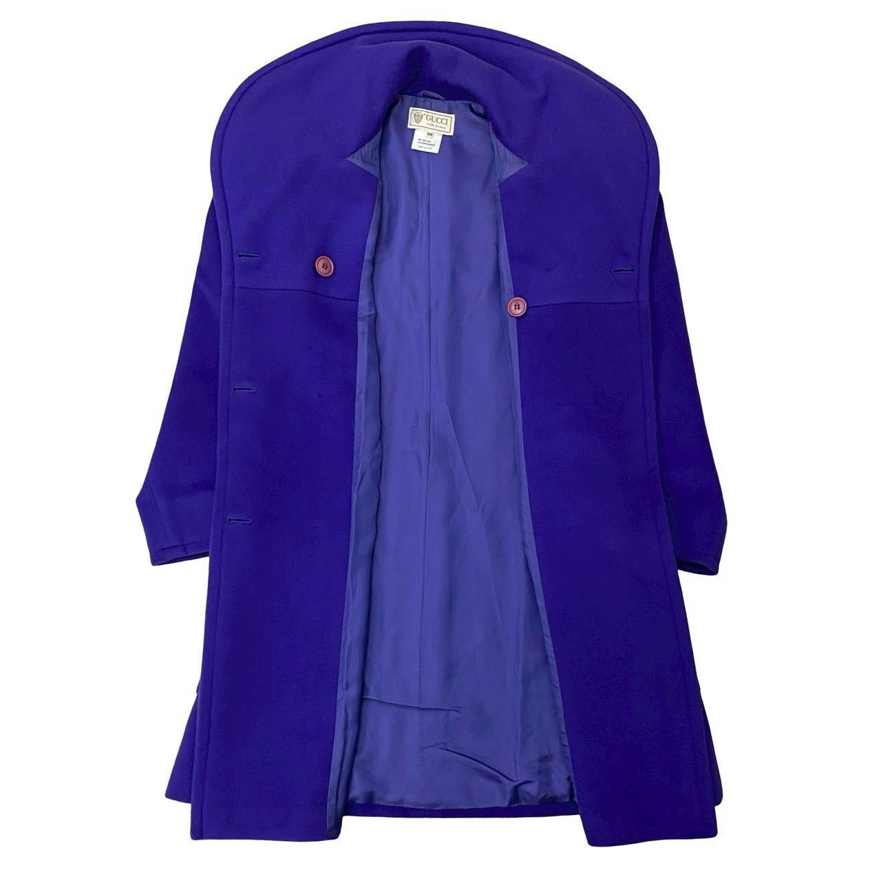 Gucci Gucci Gucci Wool Cashmere Coat Textile Outerwear DUTY FREE for USA Size ONE SIZE - 2 Thumbnail