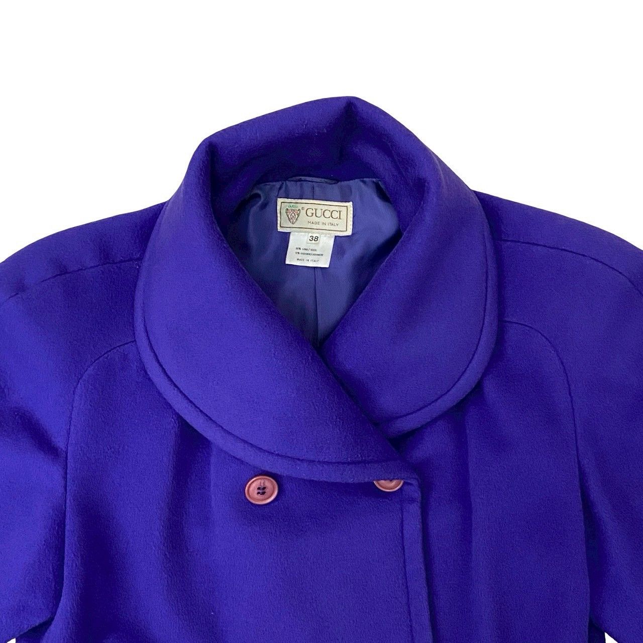 Gucci Gucci Gucci Wool Cashmere Coat Textile Outerwear DUTY FREE for USA Size ONE SIZE - 4 Thumbnail