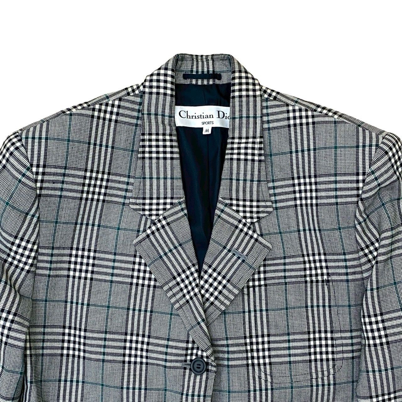 Dior Dior Christian Dior Wool Polyester Tailored Jacket Textile Outerwear DUTY FREE for USA Size ONE SIZE - 4 Thumbnail