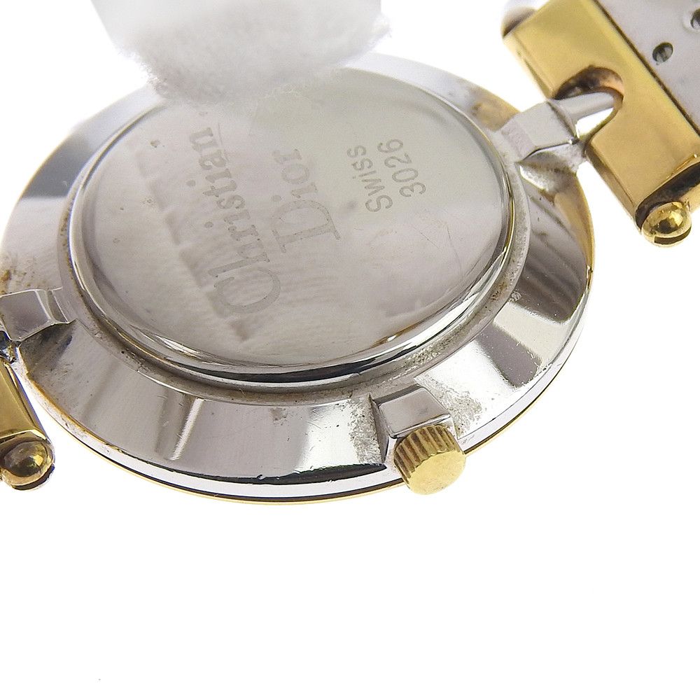 Dior Dior Christian Dior Stainless Steel Gold Plated Watch Metal Quartz 3026 DUTY FREE for USA Size ONE SIZE - 8 Thumbnail