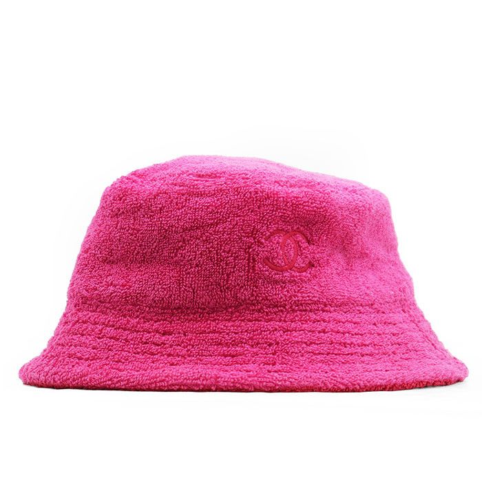Chanel Chanel Chanel COCO Mark Embroidery Cotton Bucket Hat Textile Hats DUTY FREE for USA Size ONE SIZE - 12 Thumbnail