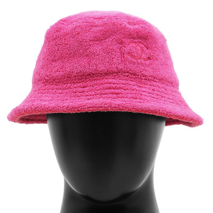 Chanel Chanel Chanel COCO Mark Embroidery Cotton Bucket Hat Textile Hats DUTY FREE for USA Size ONE SIZE - 3 Thumbnail