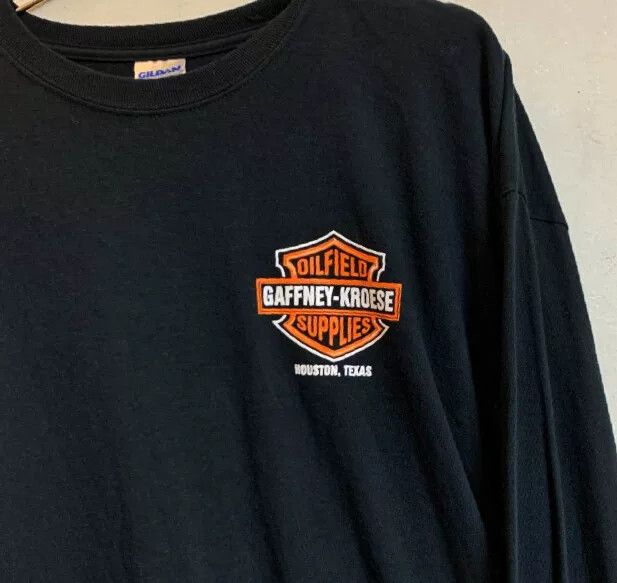 Vintage Vintage Black Long Sleeve T-Shirt Size US XL / EU 56 / 4 - 3 Thumbnail