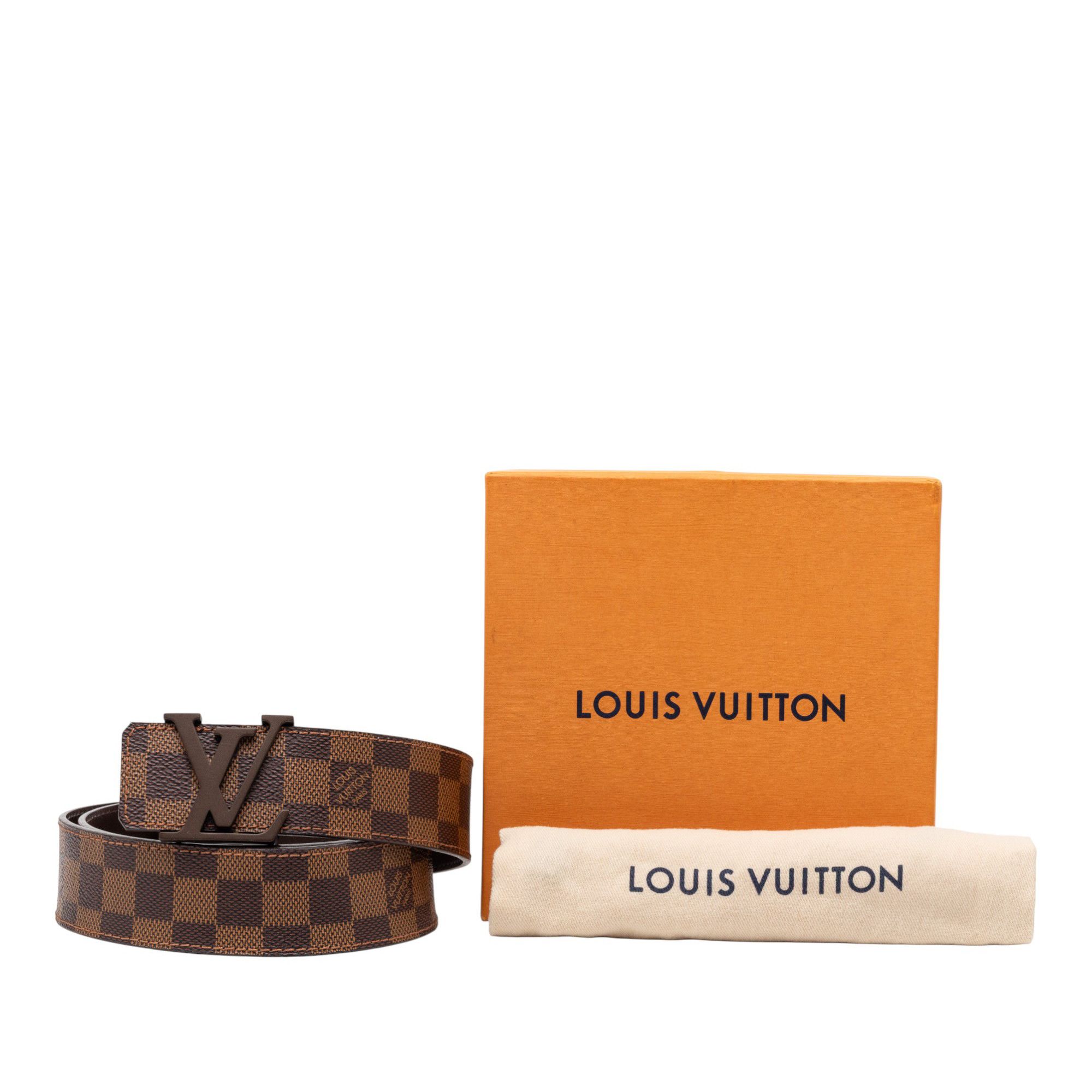 Louis Vuitton Louis Vuitton Damier Ebene Initiales Belt Size ONE SIZE - 7 Thumbnail