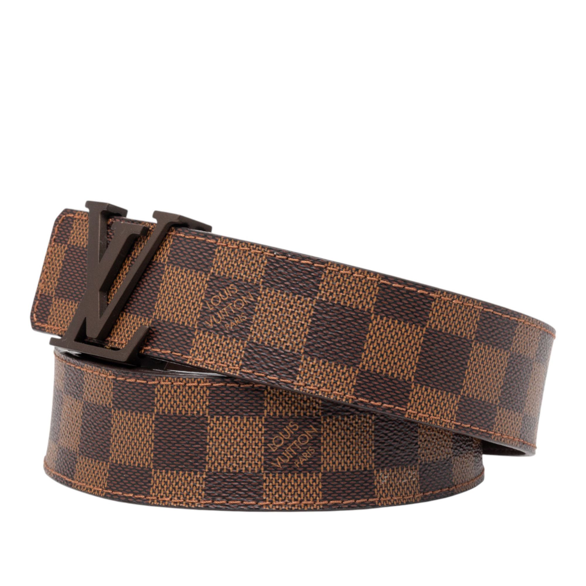 Louis Vuitton Louis Vuitton Damier Ebene Initiales Belt Size ONE SIZE - 2 Thumbnail