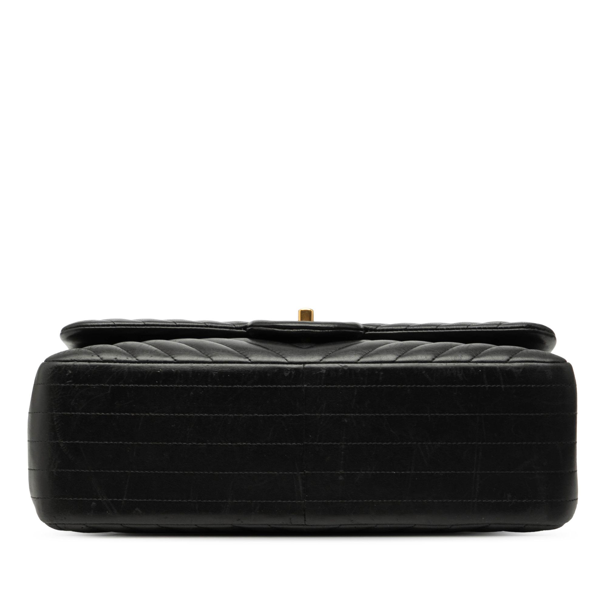 Chanel Chanel Jumbo Classic Chevron Lambskin Double Flap Size ONE SIZE - 3 Thumbnail