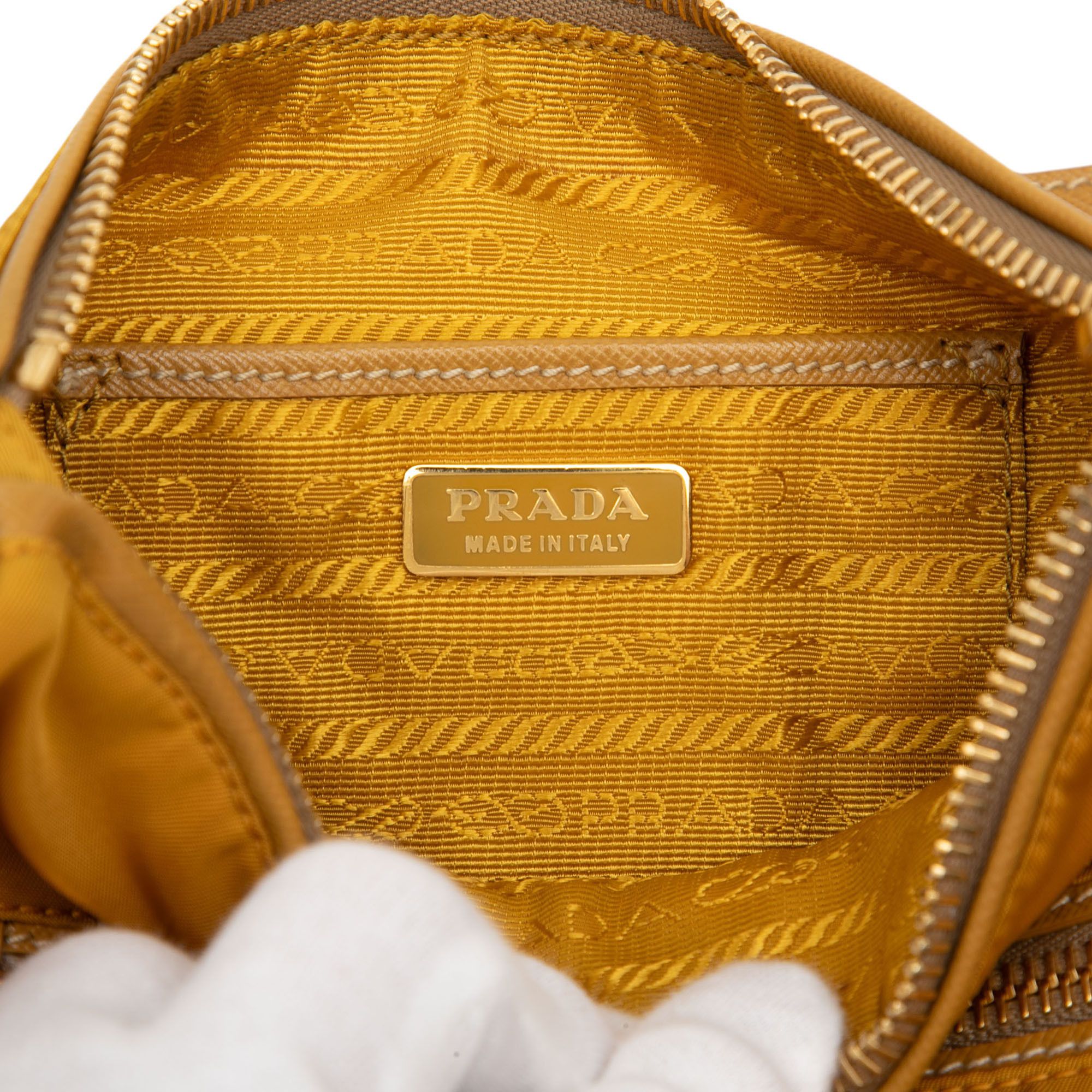 Prada Prada Saffiano Trimmed Tessuto Handbag Size ONE SIZE - 5 Thumbnail