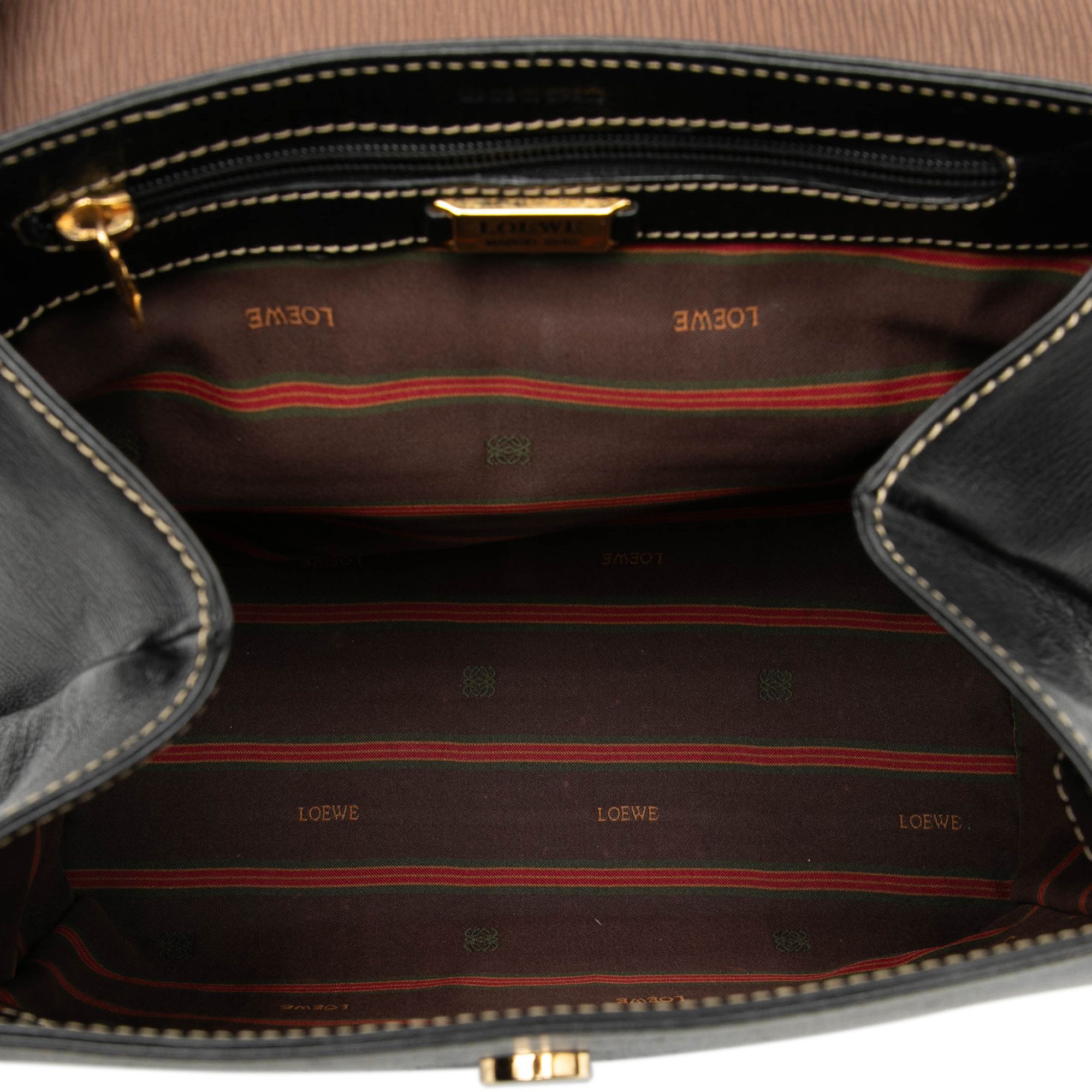Loewe LOEWE Leather Velazquez Twist Satchel Size ONE SIZE - 4 Thumbnail