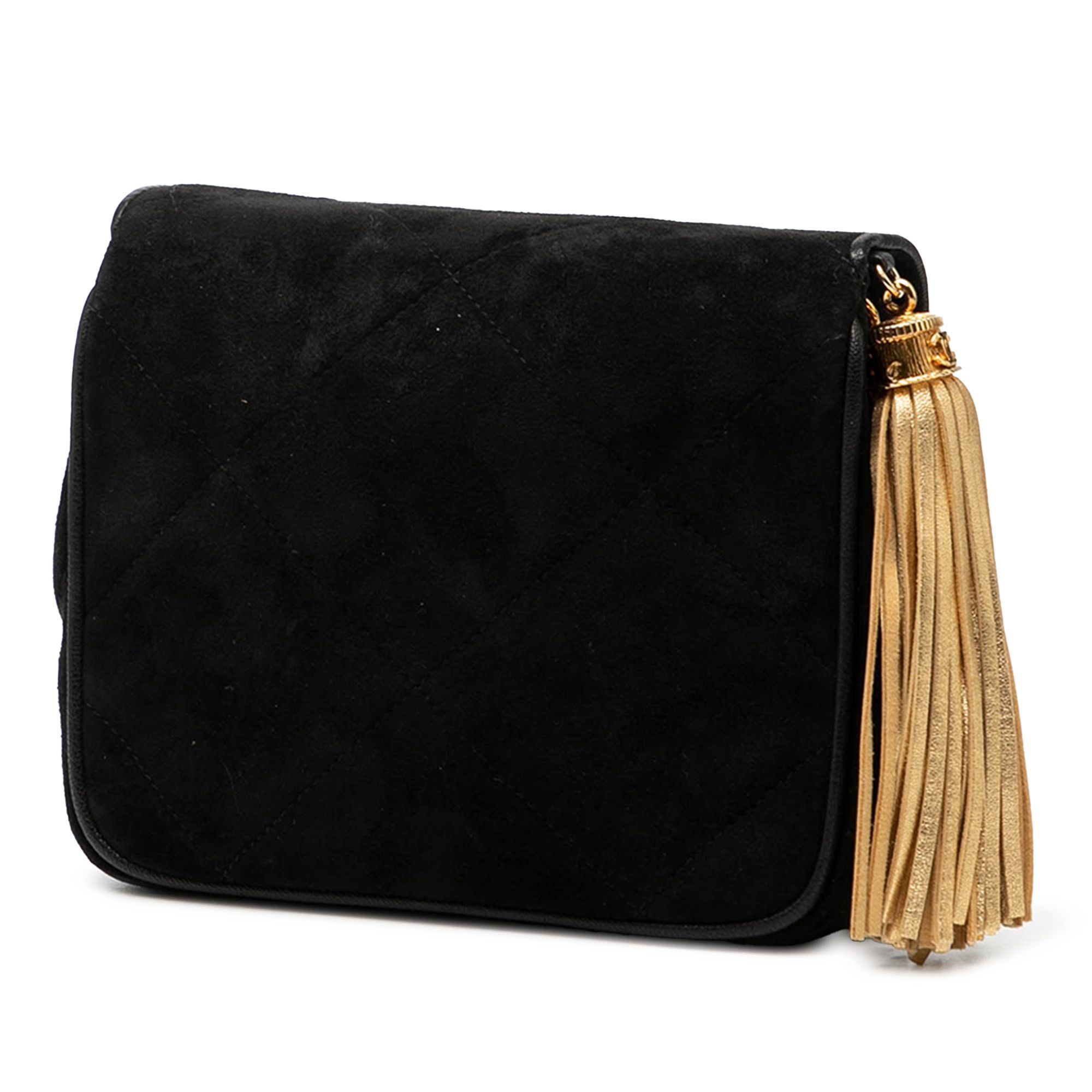 Chanel Chanel CC Suede Tassel Crossbody Size ONE SIZE - 2 Thumbnail