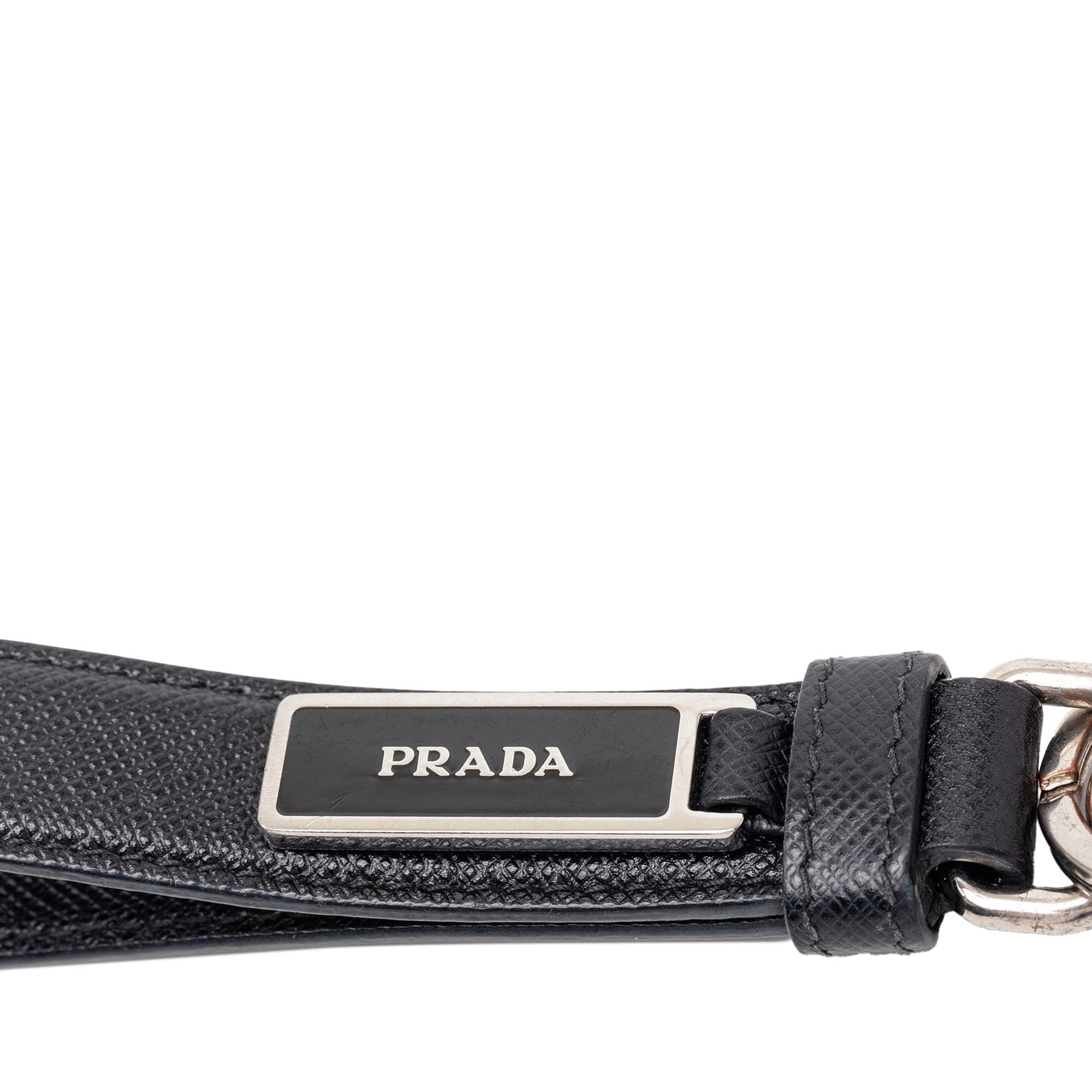 Prada Prada Saffiano Logo Key Chain Size ONE SIZE - 3 Thumbnail