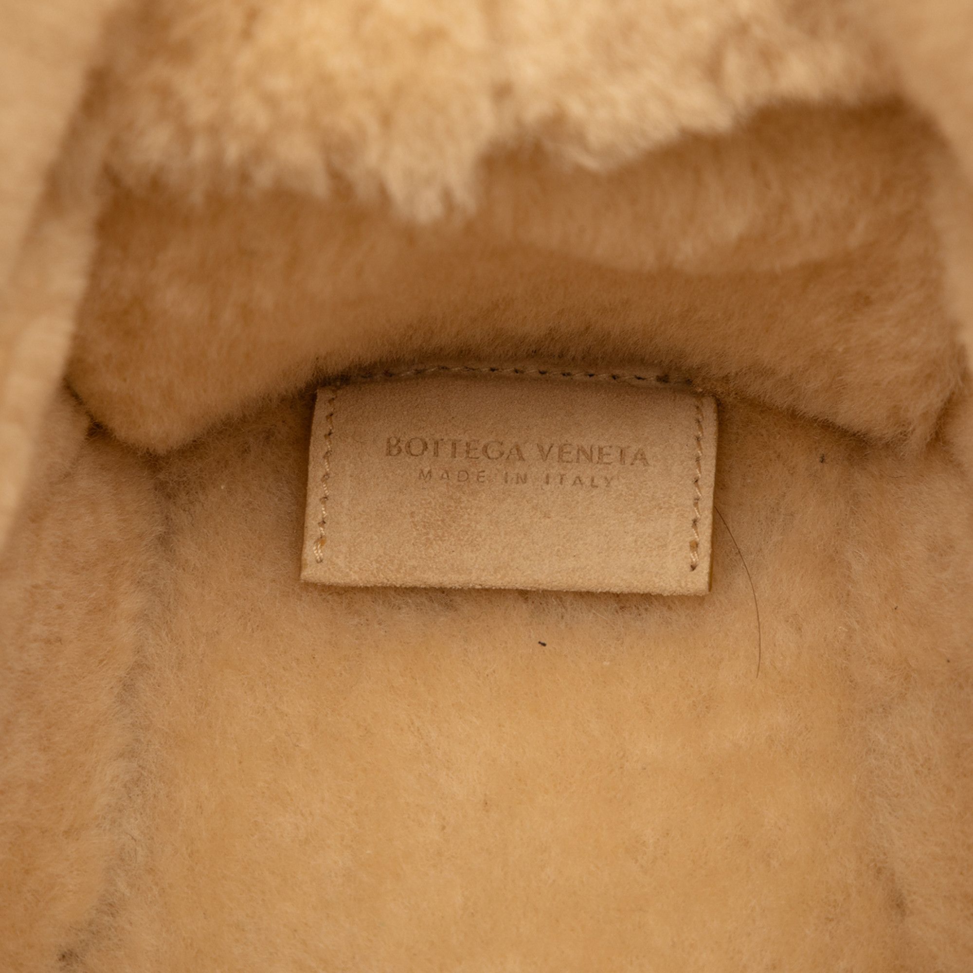 Bottega Veneta Bottega Veneta Small Suede and Shearling Maxi Intrecciato Arco Tote Size ONE SIZE - 5 Thumbnail