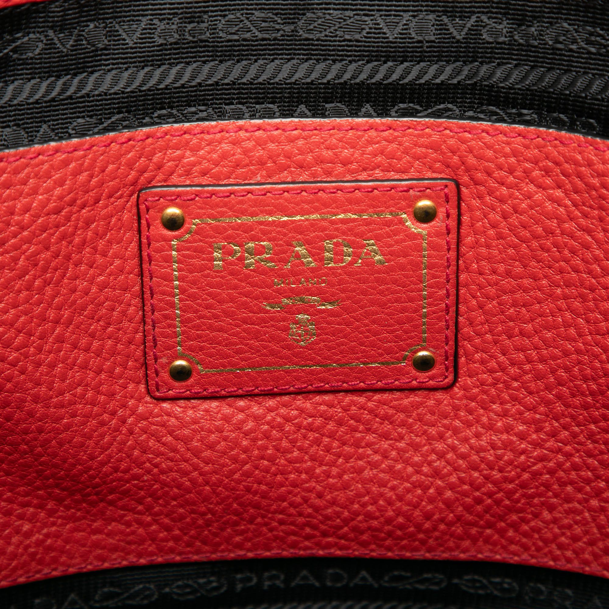 Prada Prada Vitello Daino Open Convertible Tote Size ONE SIZE - 5 Thumbnail