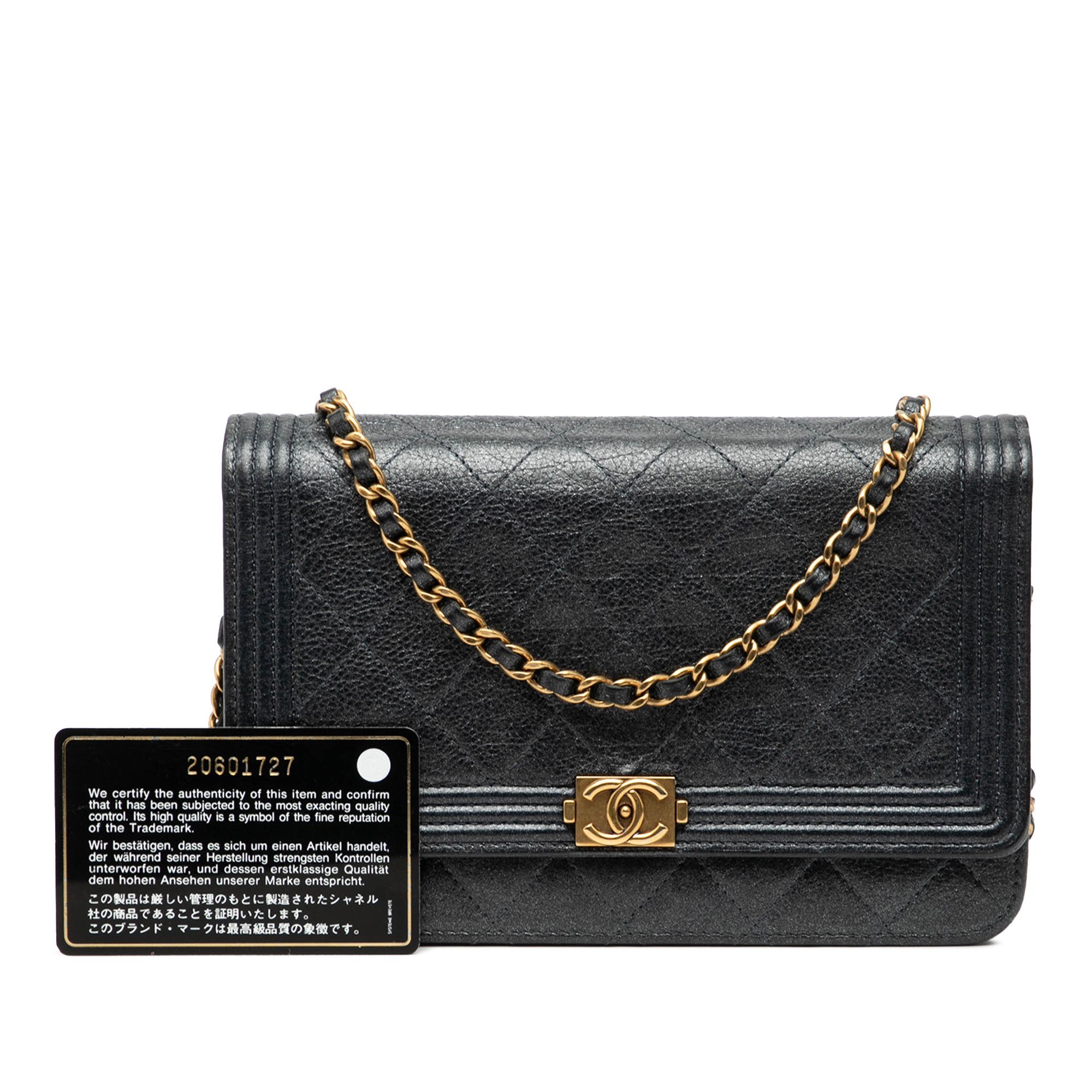 Chanel Chanel Quilted Calfskin Boy Wallet on Chain Size ONE SIZE - 8 Thumbnail
