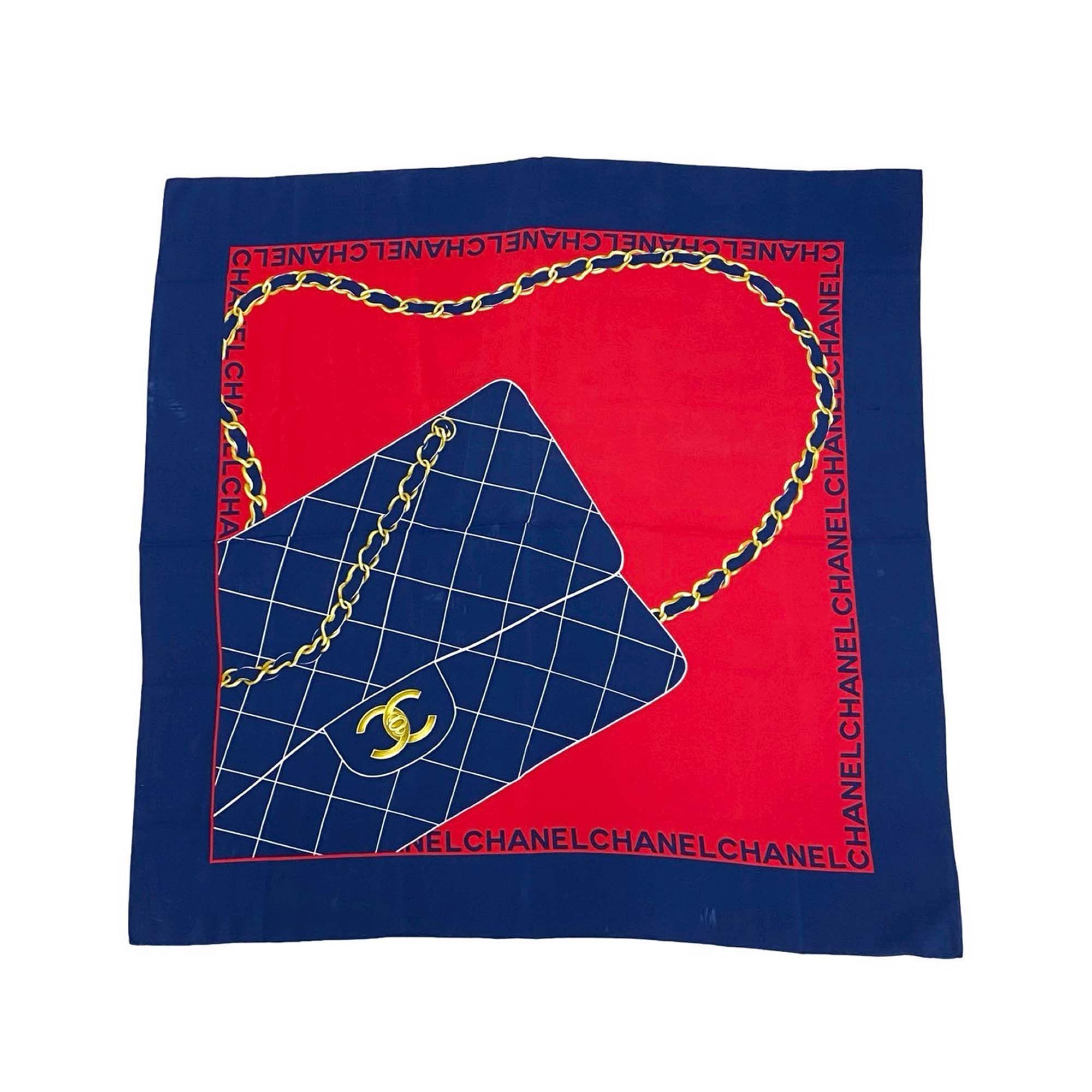 Chanel Chanel Classic Flap Silk Scarf Size ONE SIZE - 2 Thumbnail