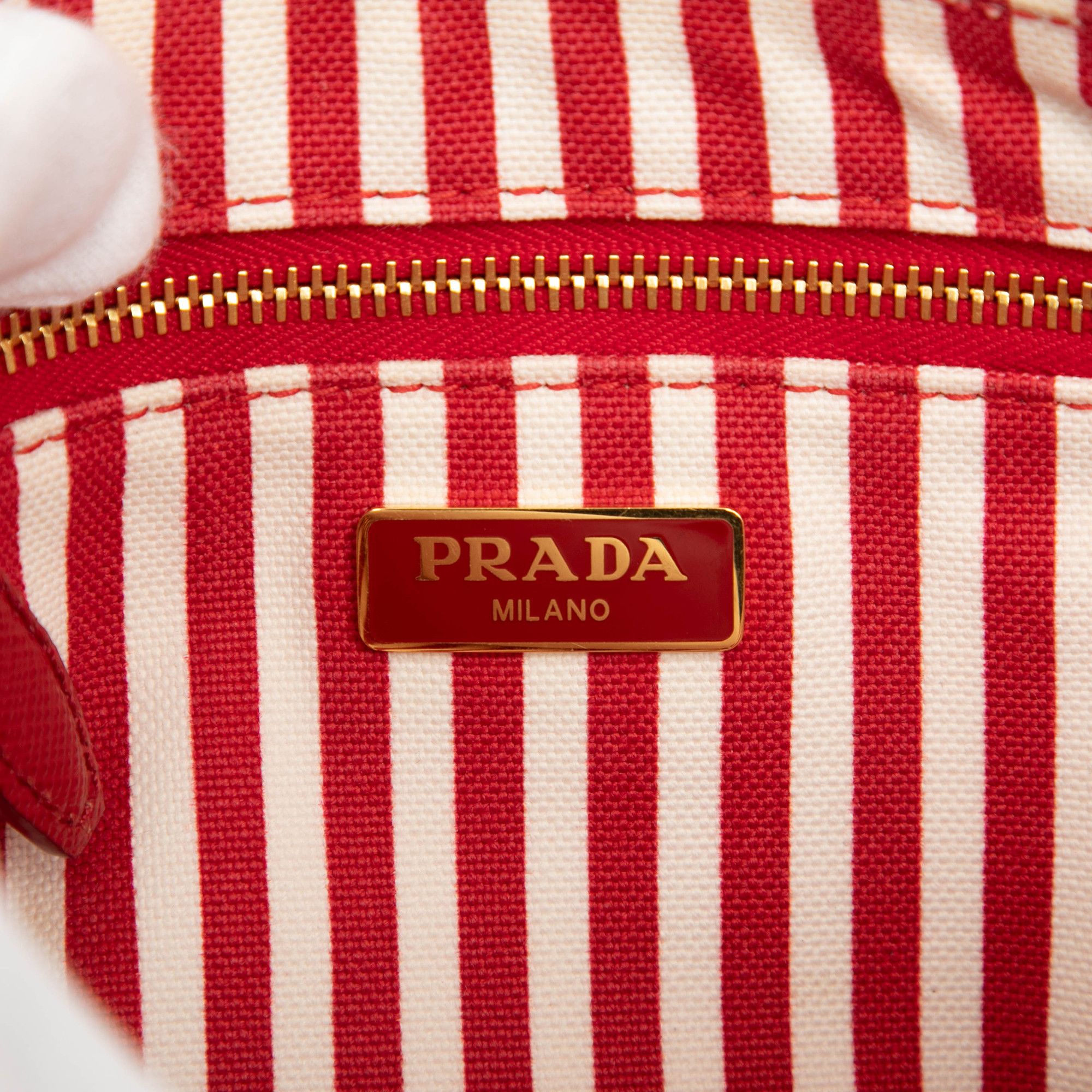 Prada Prada Canvas Canapa Logo Pouch Size ONE SIZE - 5 Thumbnail