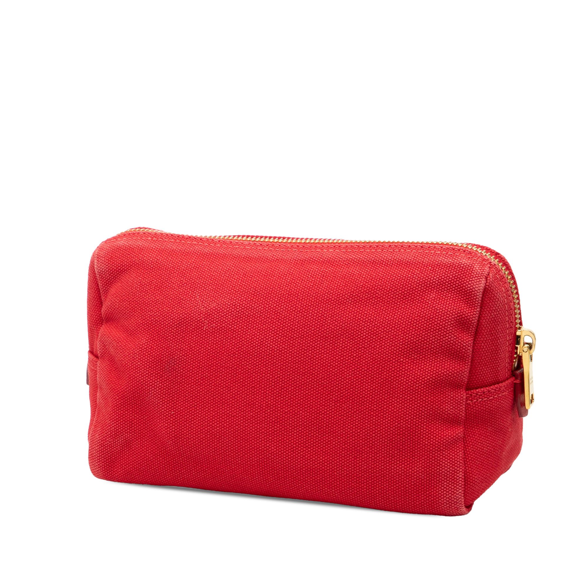Prada Prada Canvas Canapa Logo Pouch Size ONE SIZE - 2 Thumbnail
