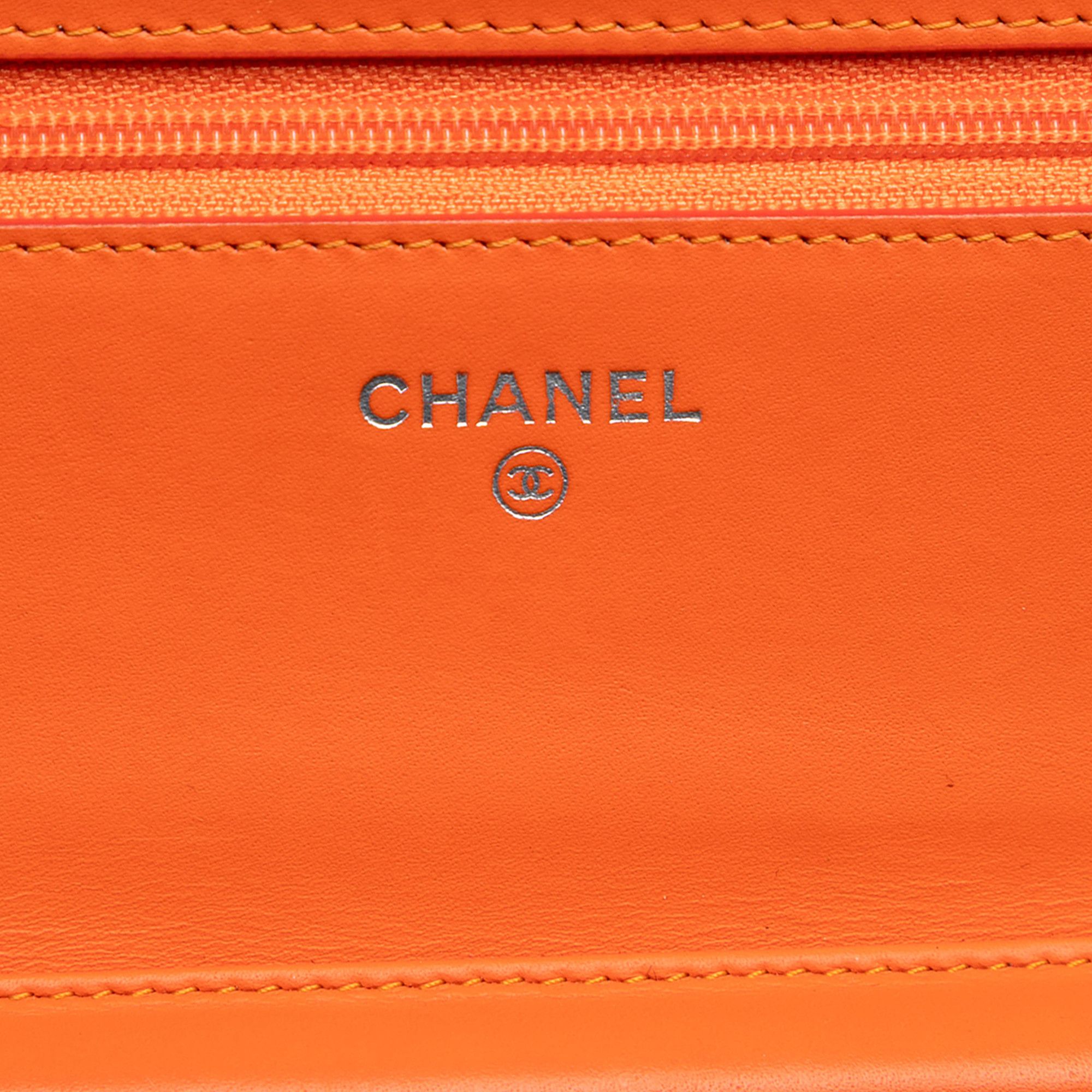Chanel Chanel Paris Dallas CC Quilted Patent Goatskin Wallet on Chain Size ONE SIZE - 5 Thumbnail
