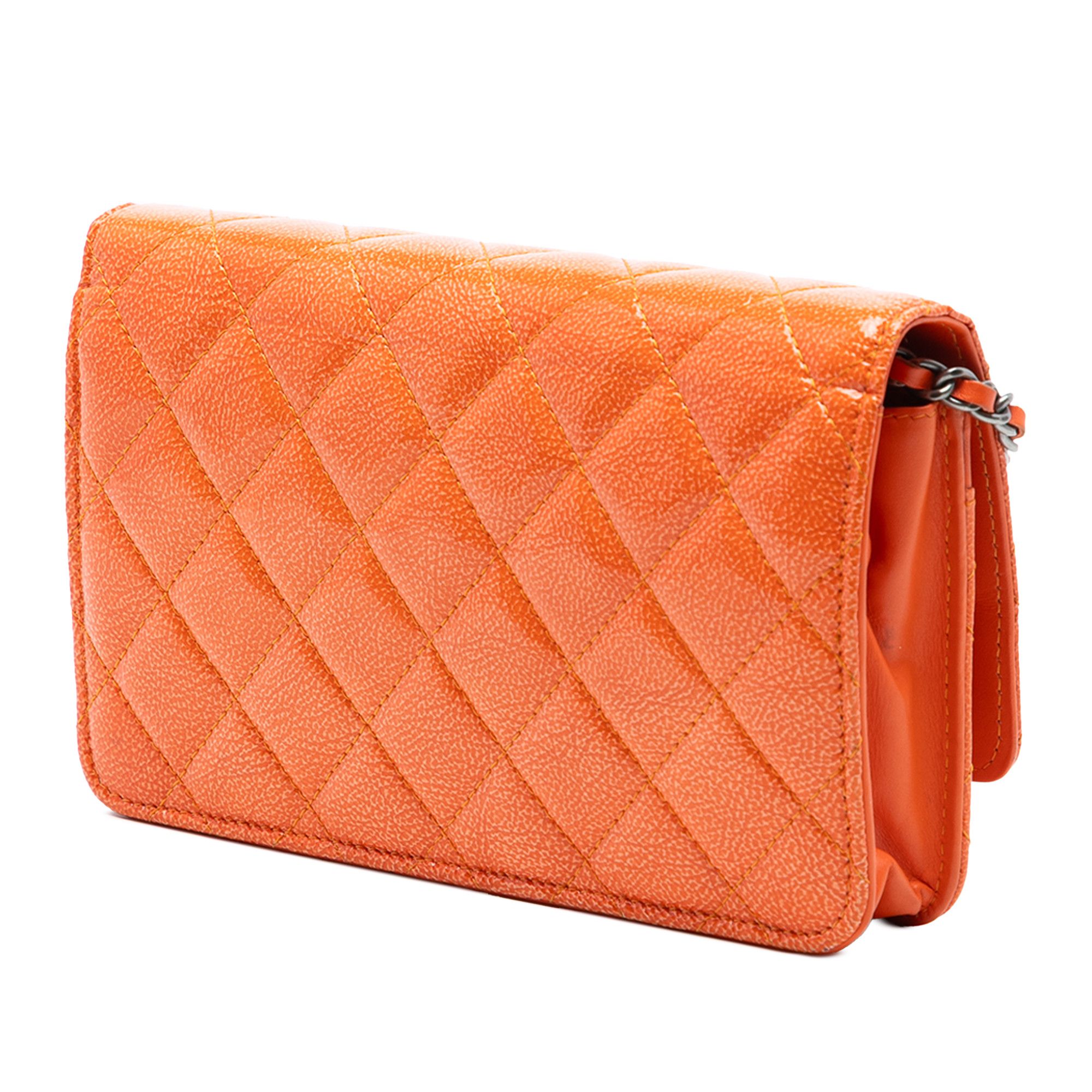 Chanel Chanel Paris Dallas CC Quilted Patent Goatskin Wallet on Chain Size ONE SIZE - 2 Thumbnail