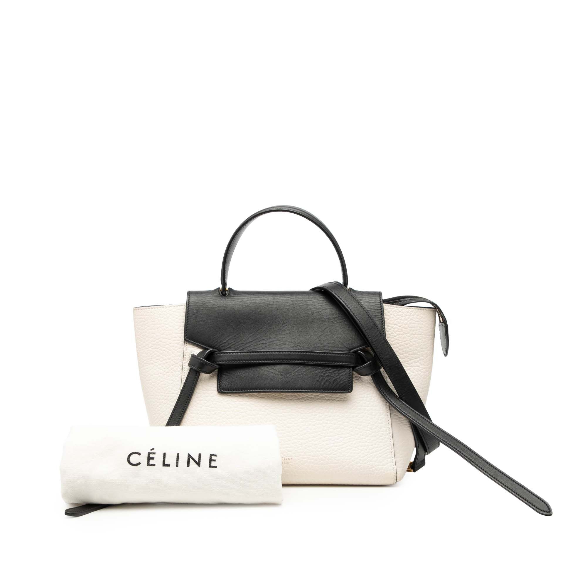 Celine Celine Micro Bicolor Leather Belt Satchel Size ONE SIZE - 8 Thumbnail