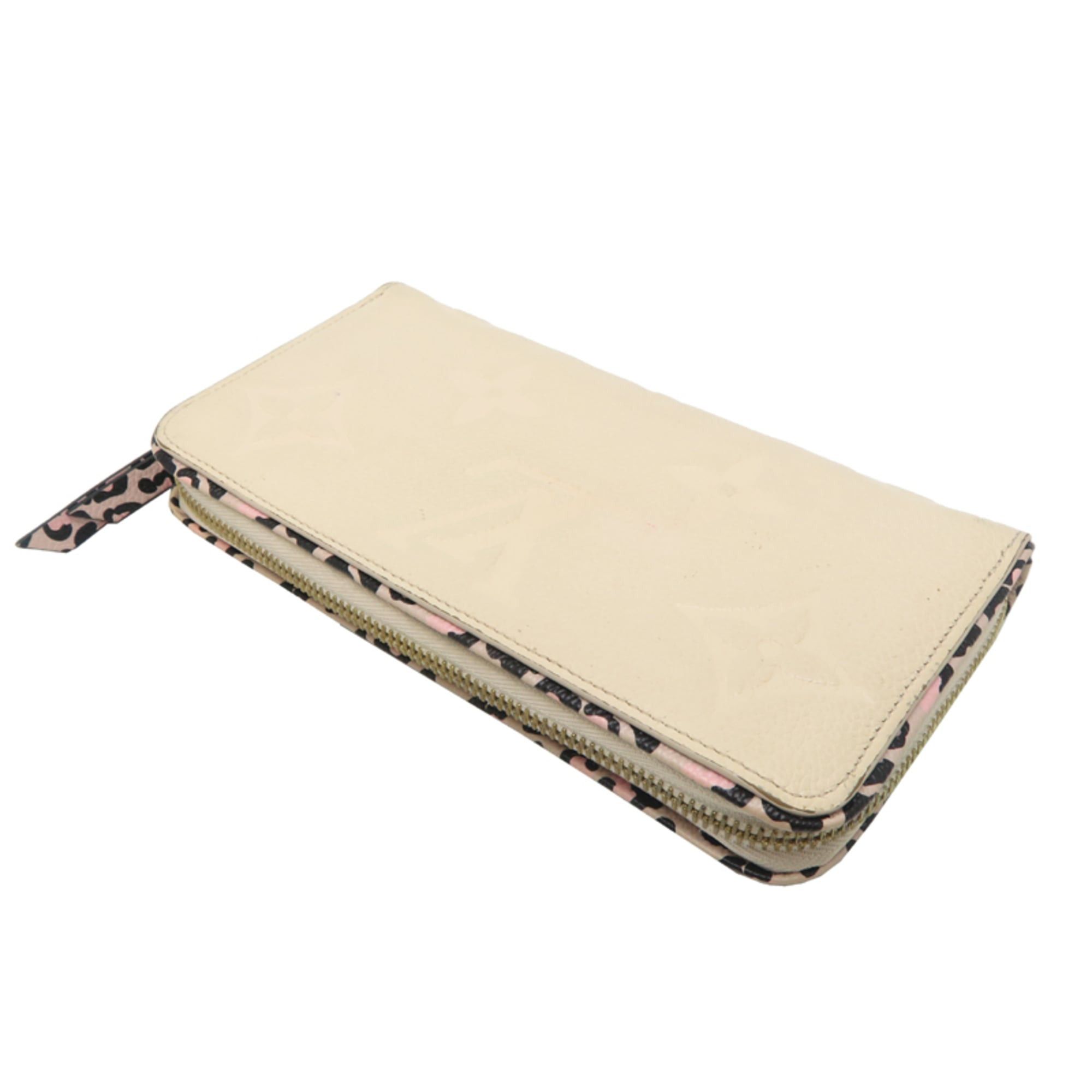 Louis Vuitton Louis Vuitton Wild at Heart Zippy Wallet Women's Long M80685 (Discontinued) Monogram Empreinte Crème (Beige) Size ONE SIZE - 4 Thumbnail