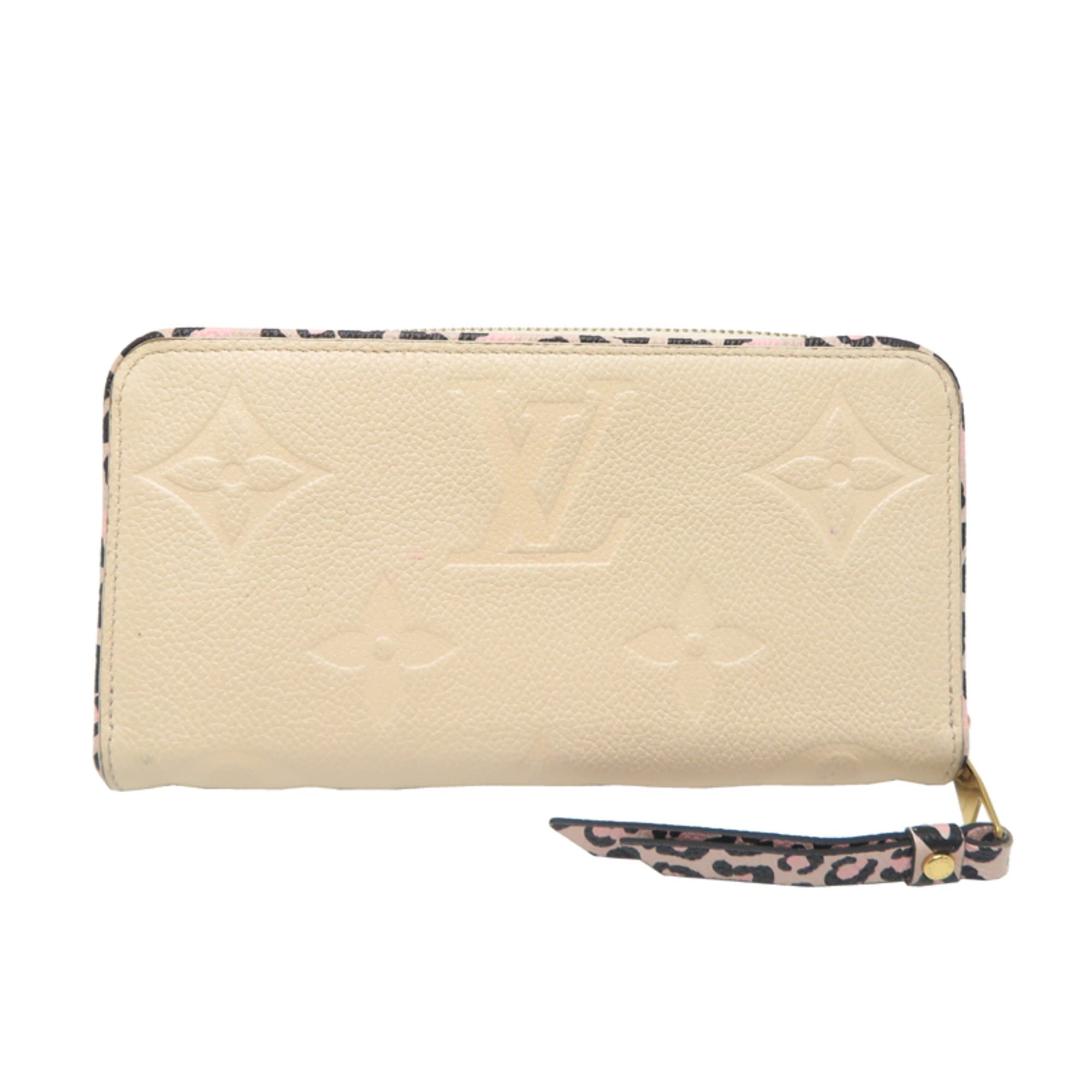 Louis Vuitton Louis Vuitton Wild at Heart Zippy Wallet Women's Long M80685 (Discontinued) Monogram Empreinte Crème (Beige) Size ONE SIZE - 2 Thumbnail