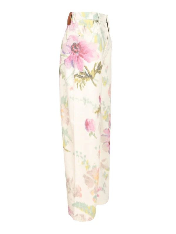 Loewe Loewe Floral Printed Jeans tag size 36 Women - USA Duties Paid Size 26" / US 2 / IT 38 - 3 Thumbnail