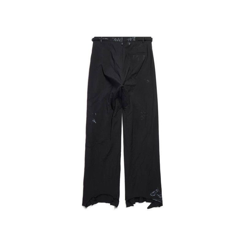 Balenciaga graffiti skater tailored pants in black Size US 26 / EU 42 - 2 Thumbnail