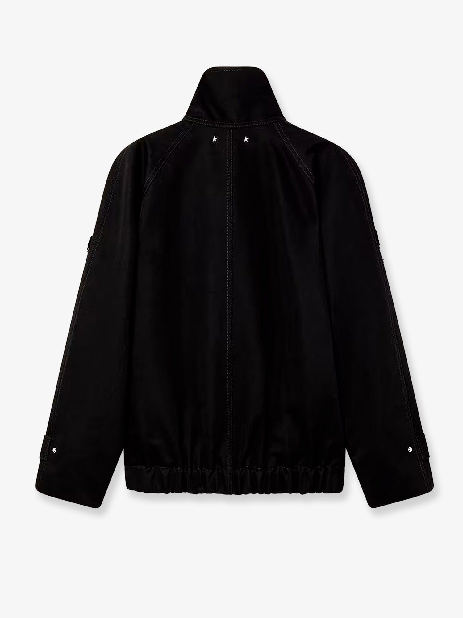 Golden Goose Deluxe Brand Black denim jacket with floral details in sequins and crystals Tag Size IT 44 Women - USA Tariffs Included
