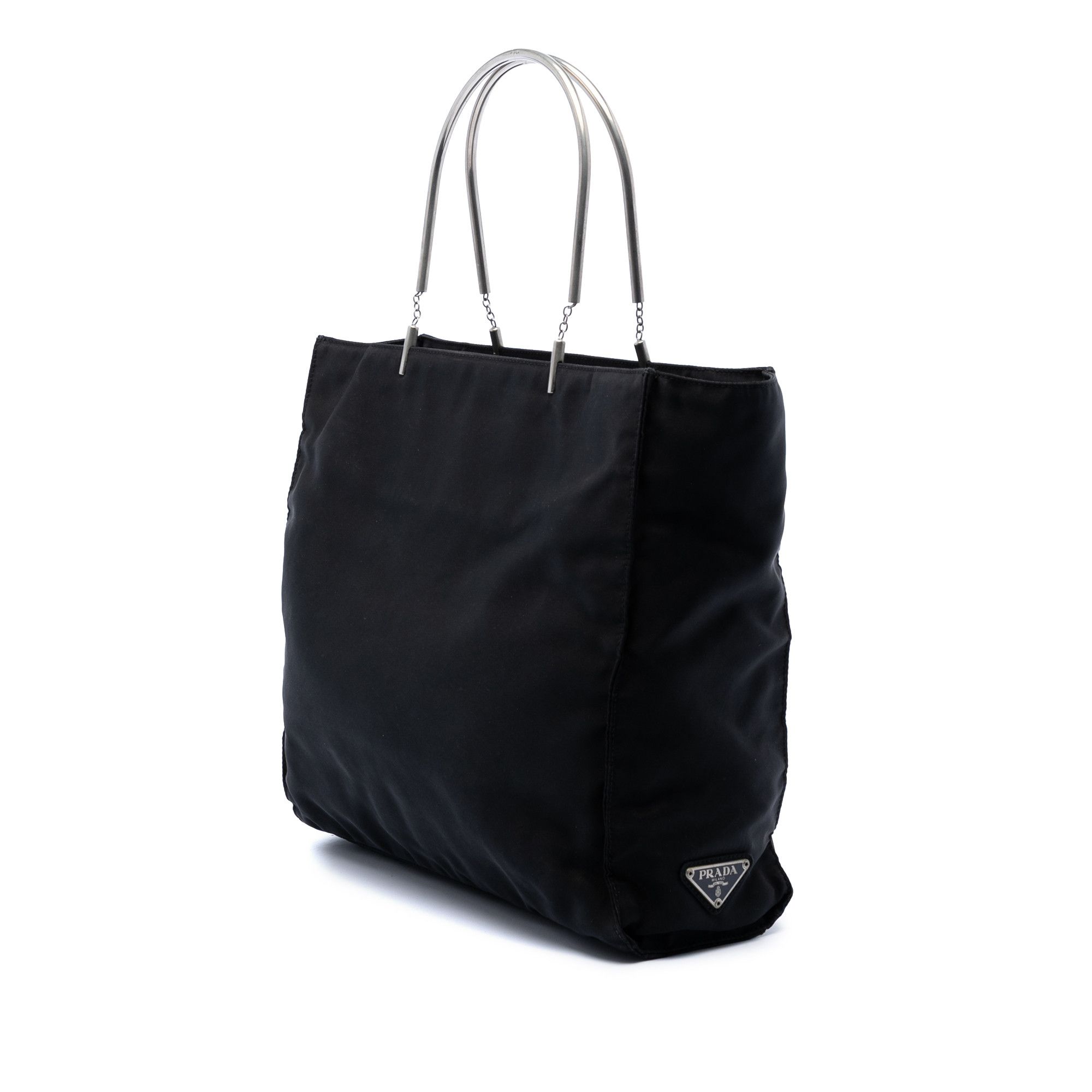Prada Prada Tessuto Metal Handle Bag Size ONE SIZE - 2 Thumbnail