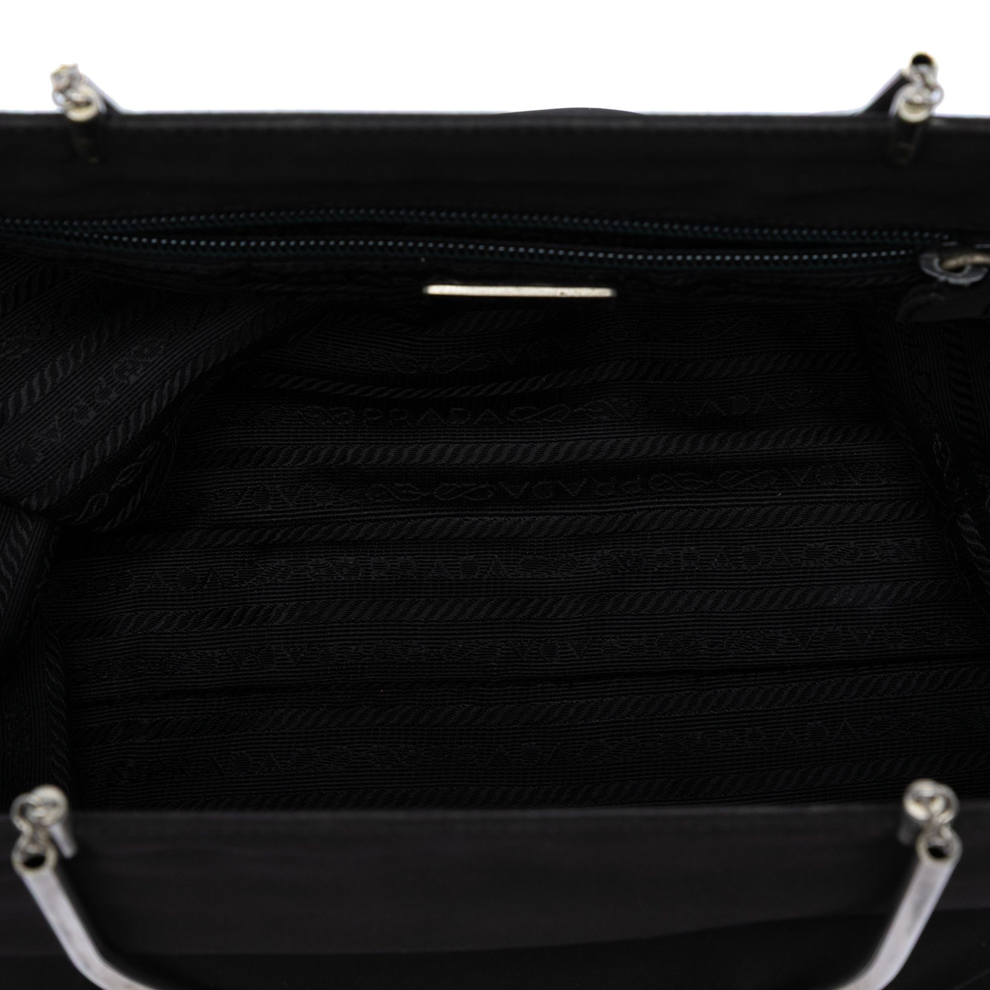 Prada Prada Tessuto Metal Handle Bag Size ONE SIZE - 4 Thumbnail