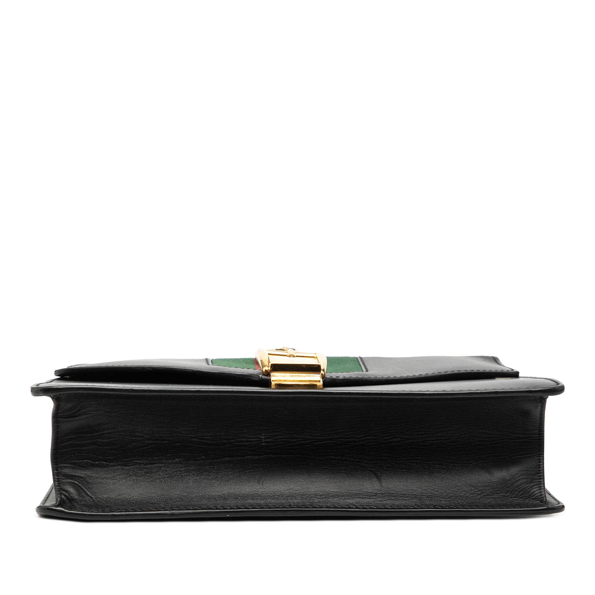Gucci Gucci Small Leather Sylvie Web Satchel Size ONE SIZE - 3 Thumbnail