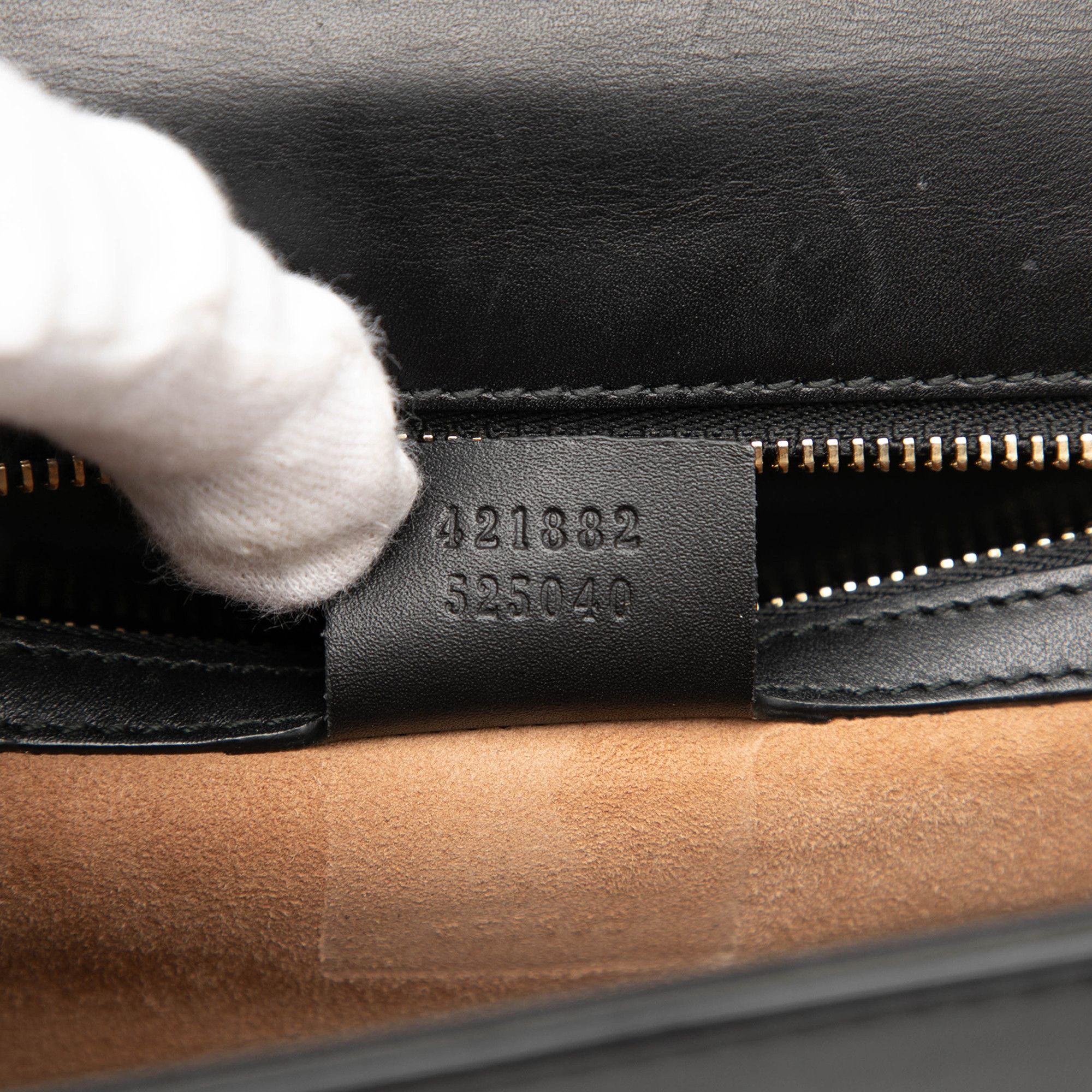 Gucci Gucci Small Leather Sylvie Web Satchel Size ONE SIZE - 6 Thumbnail