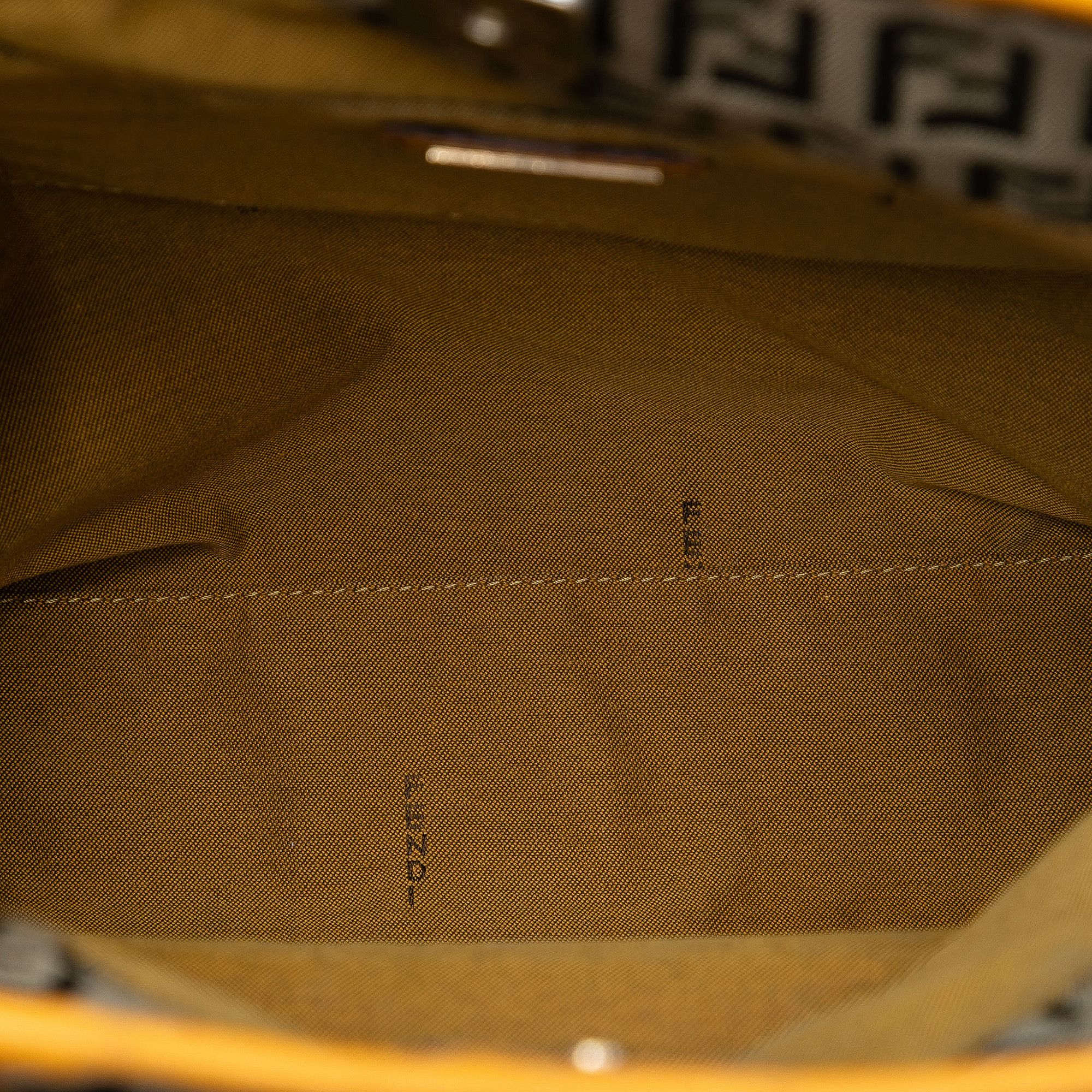 Fendi Fendi Zucchino Canvas Chef Front Pocket Shopping Tote Size ONE SIZE - 4 Thumbnail