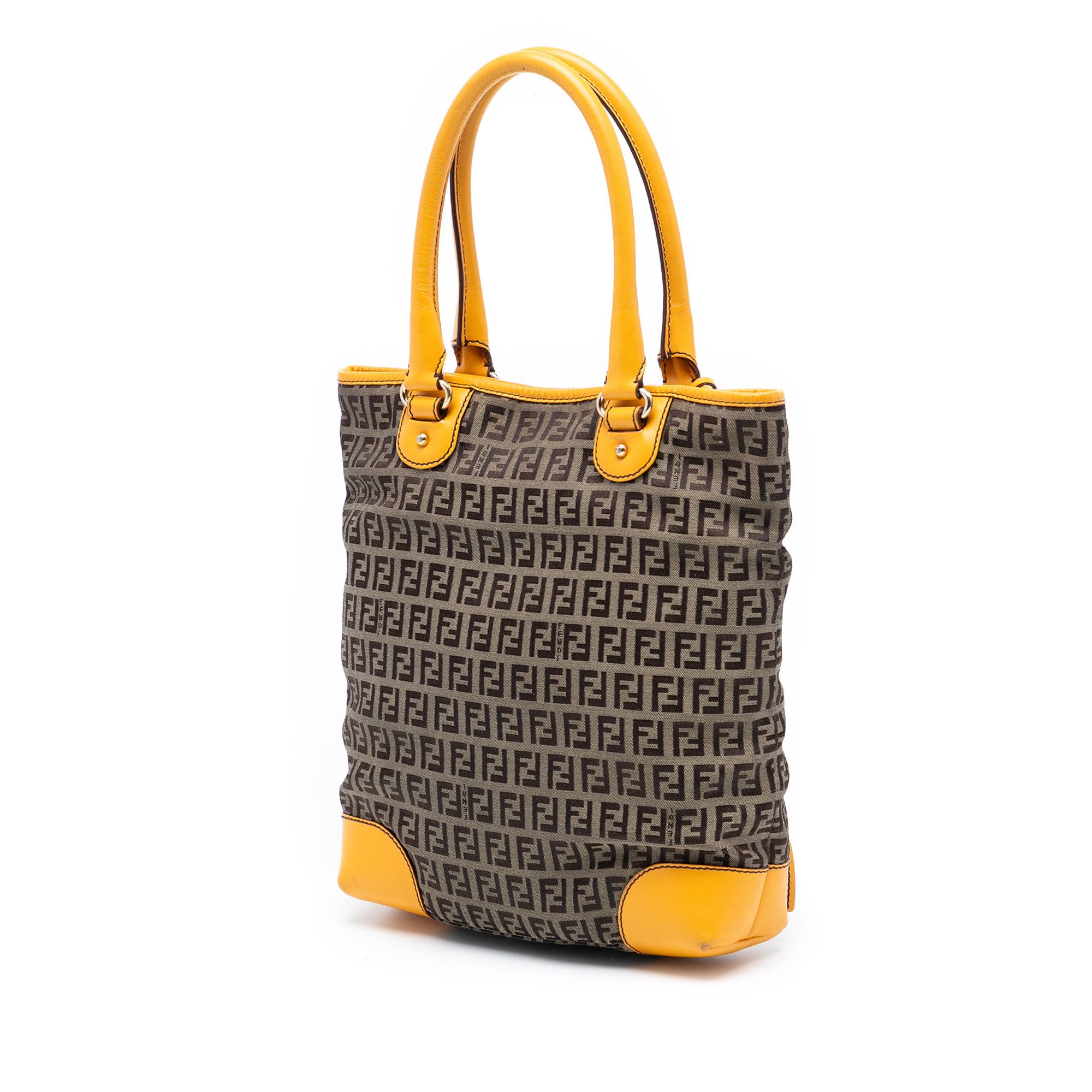 Fendi Fendi Zucchino Canvas Chef Front Pocket Shopping Tote Size ONE SIZE - 2 Thumbnail