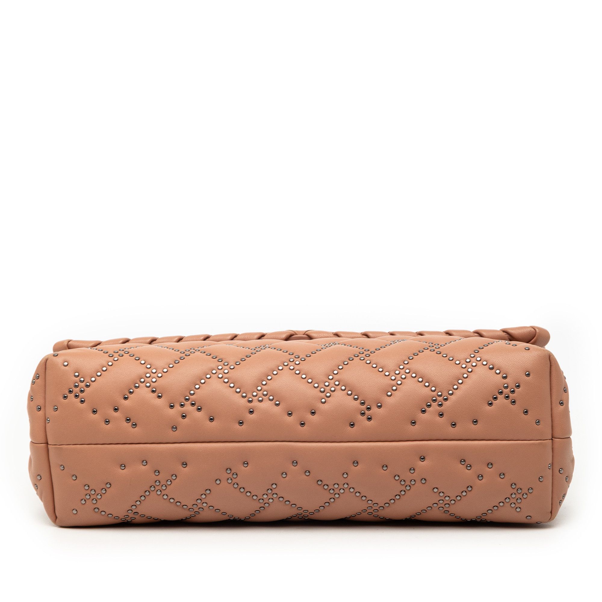 Bottega Veneta Bottega Veneta Small Nappa Intrecciato Studded Olimpia Shoulder Bag Size ONE SIZE - 3 Thumbnail
