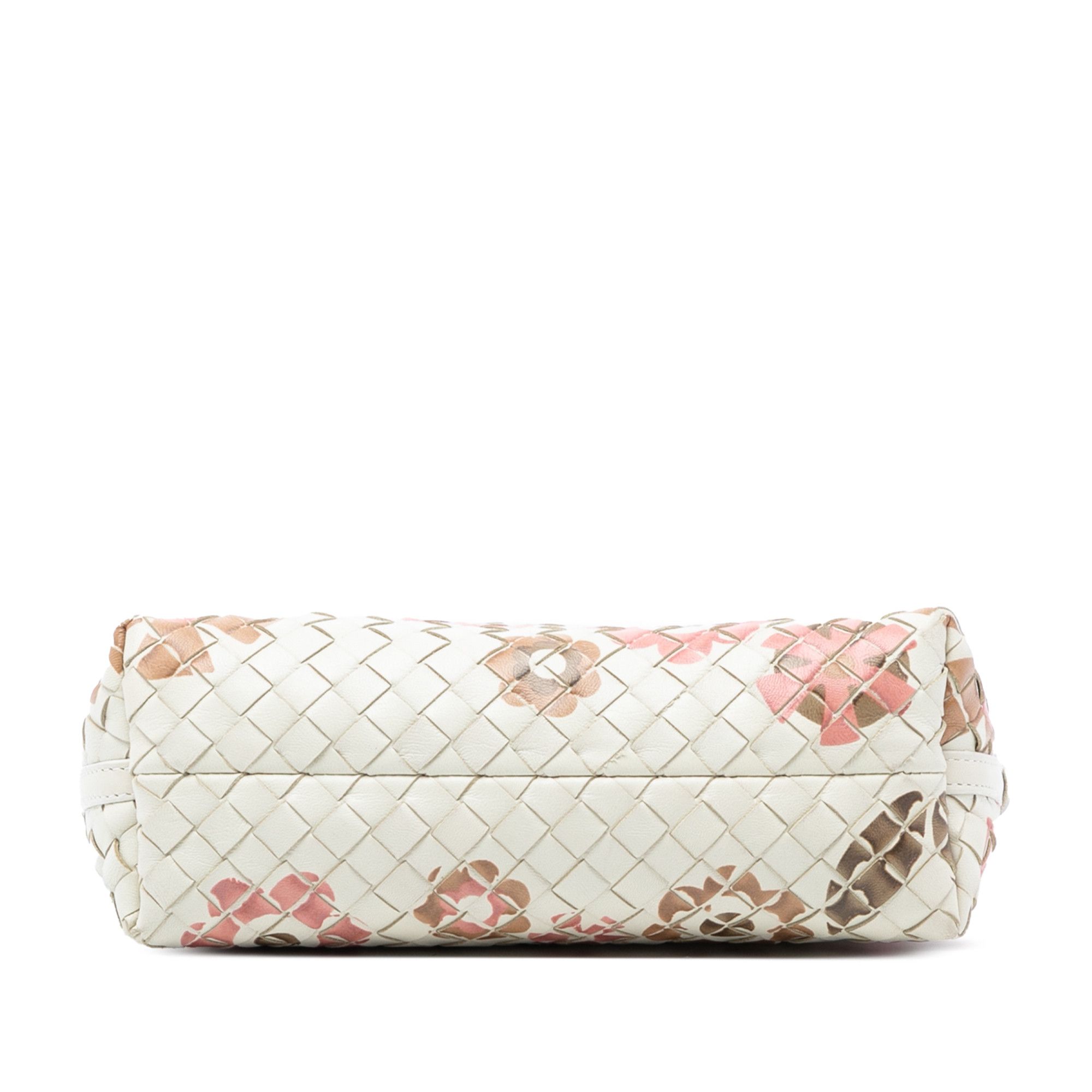 Bottega Veneta Bottega Veneta Nappa Intrecciato Floral Print Handbag Size ONE SIZE - 3 Thumbnail