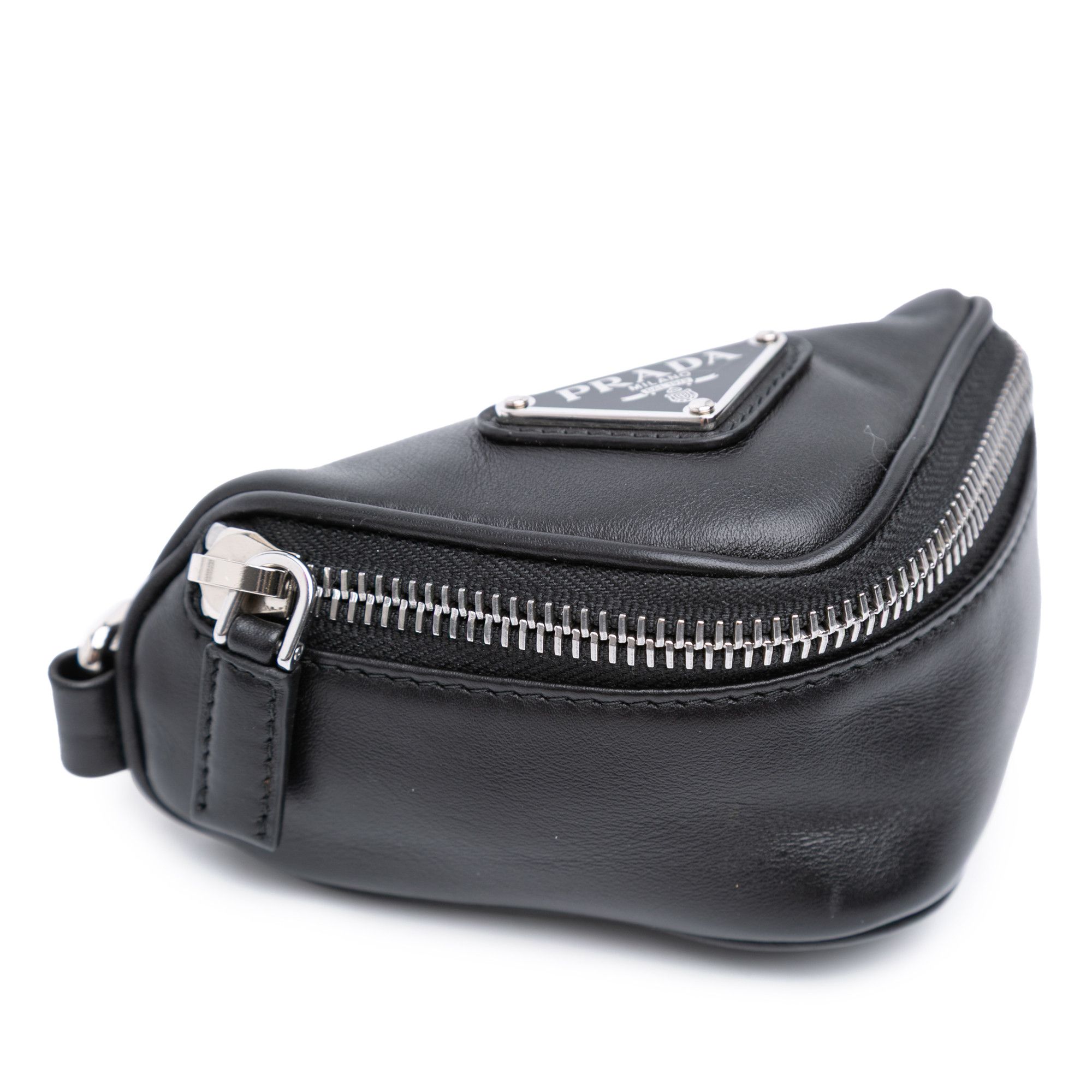 Prada Prada Mini Soft Nappa Triangle Pouch Size ONE SIZE - 7 Thumbnail