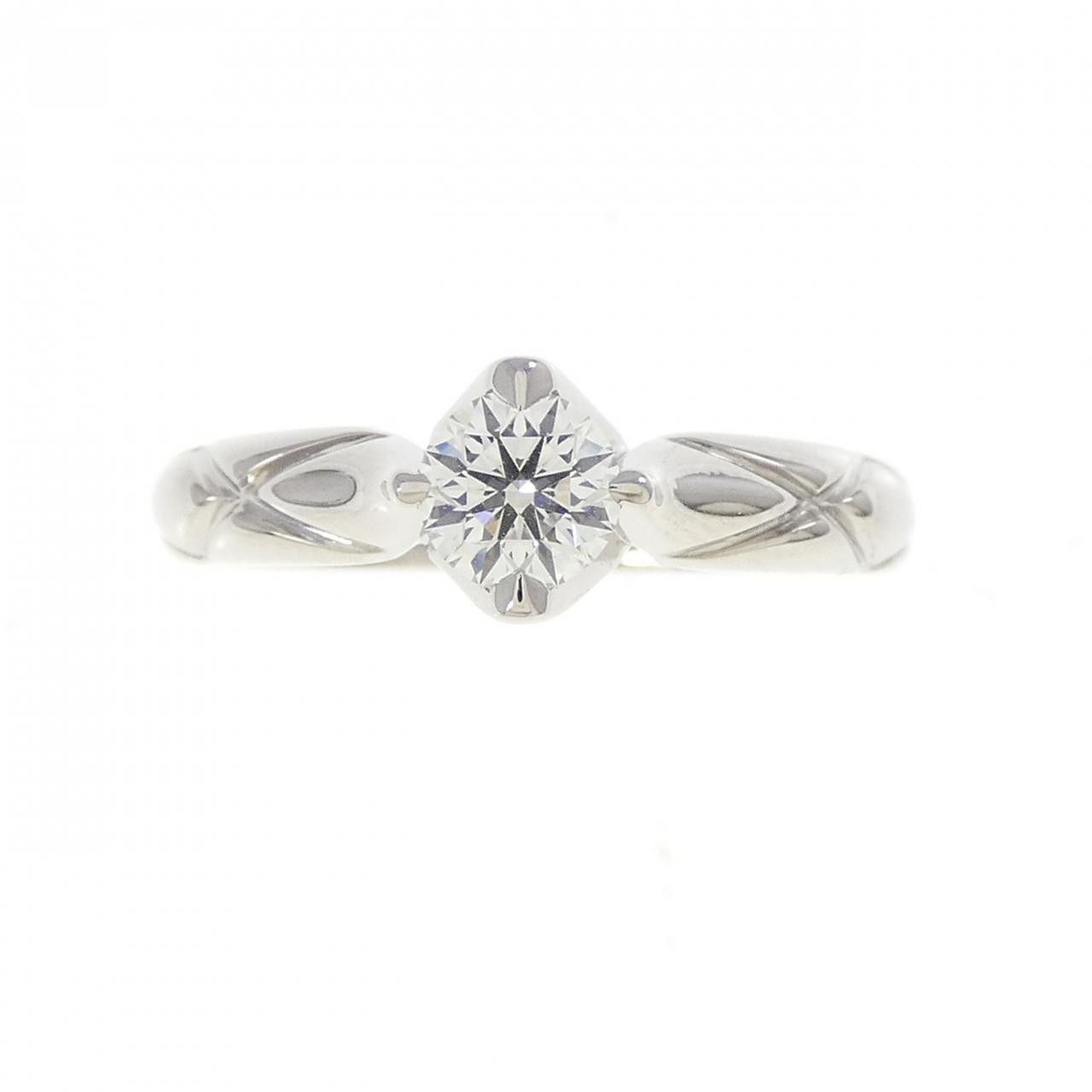 Chanel Chanel Chanel Matelassé Platinum950 Diamond Ring Precious Metal Ring DUTY FREE for USA Size ONE SIZE - 2 Thumbnail