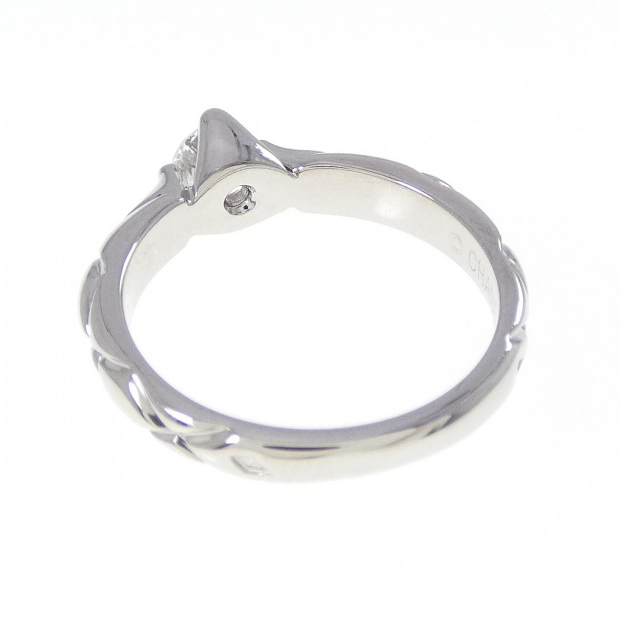 Chanel Chanel Chanel Matelassé Platinum950 Diamond Ring Precious Metal Ring DUTY FREE for USA Size ONE SIZE - 3 Thumbnail