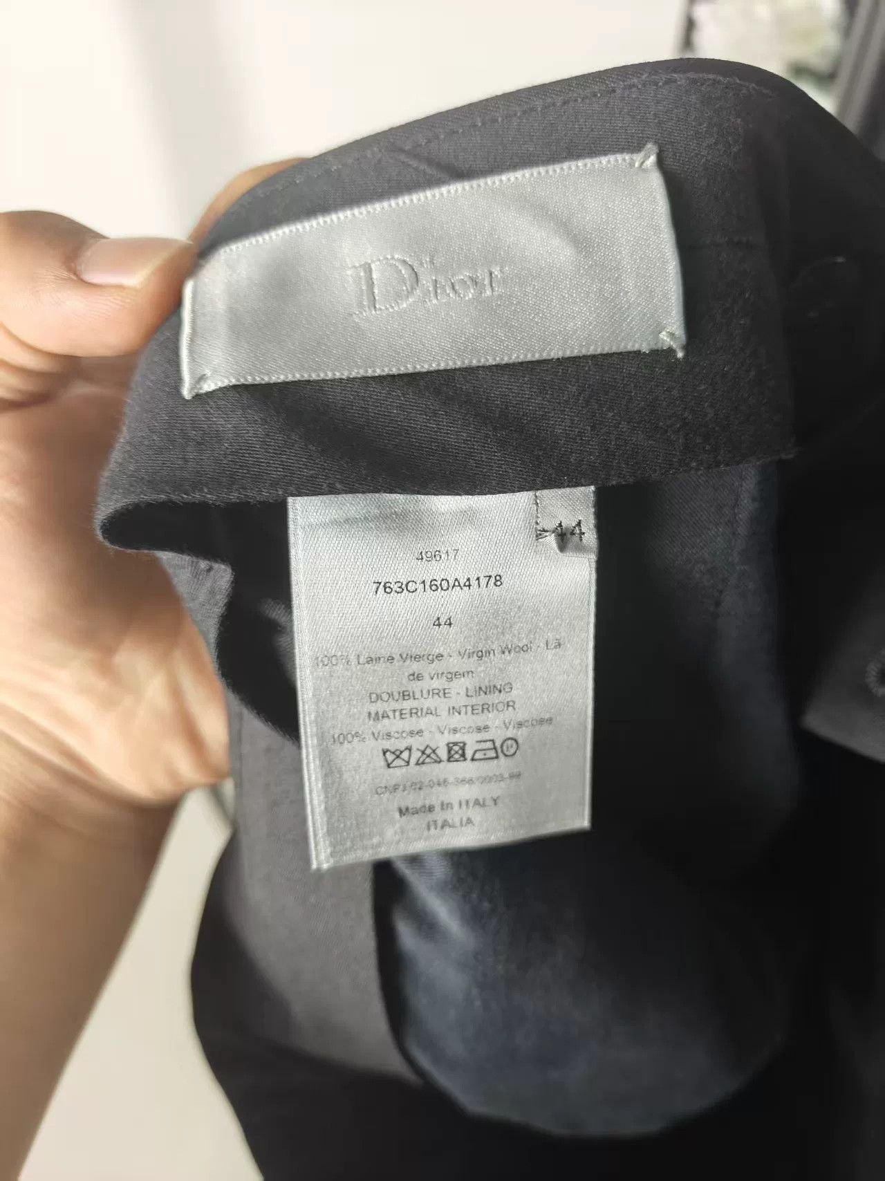 Dior Dior Wool Long Pants Authentic 98% New Size US 30 / EU 46 - 3 Thumbnail
